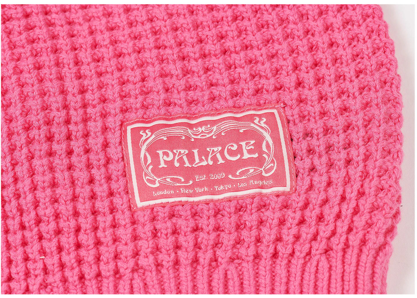 Palace Open Stripe Knit Pink/Orange - 3