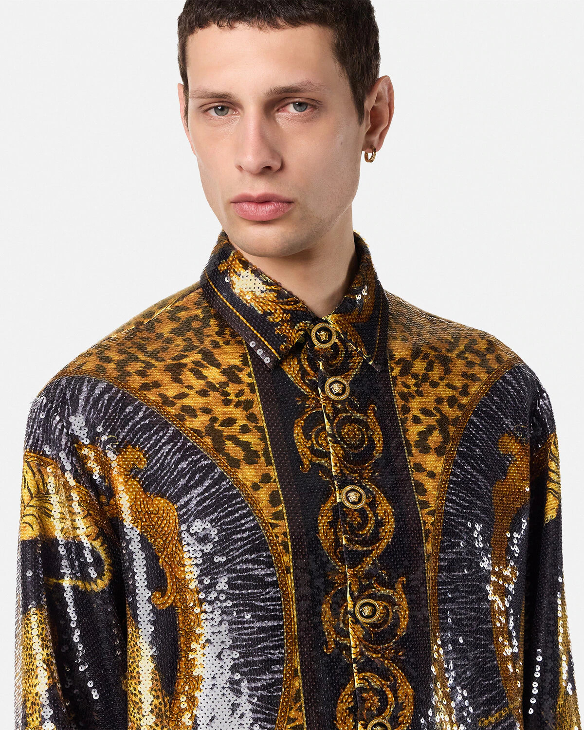 Embroidered Wild Cats Overshirt - 3