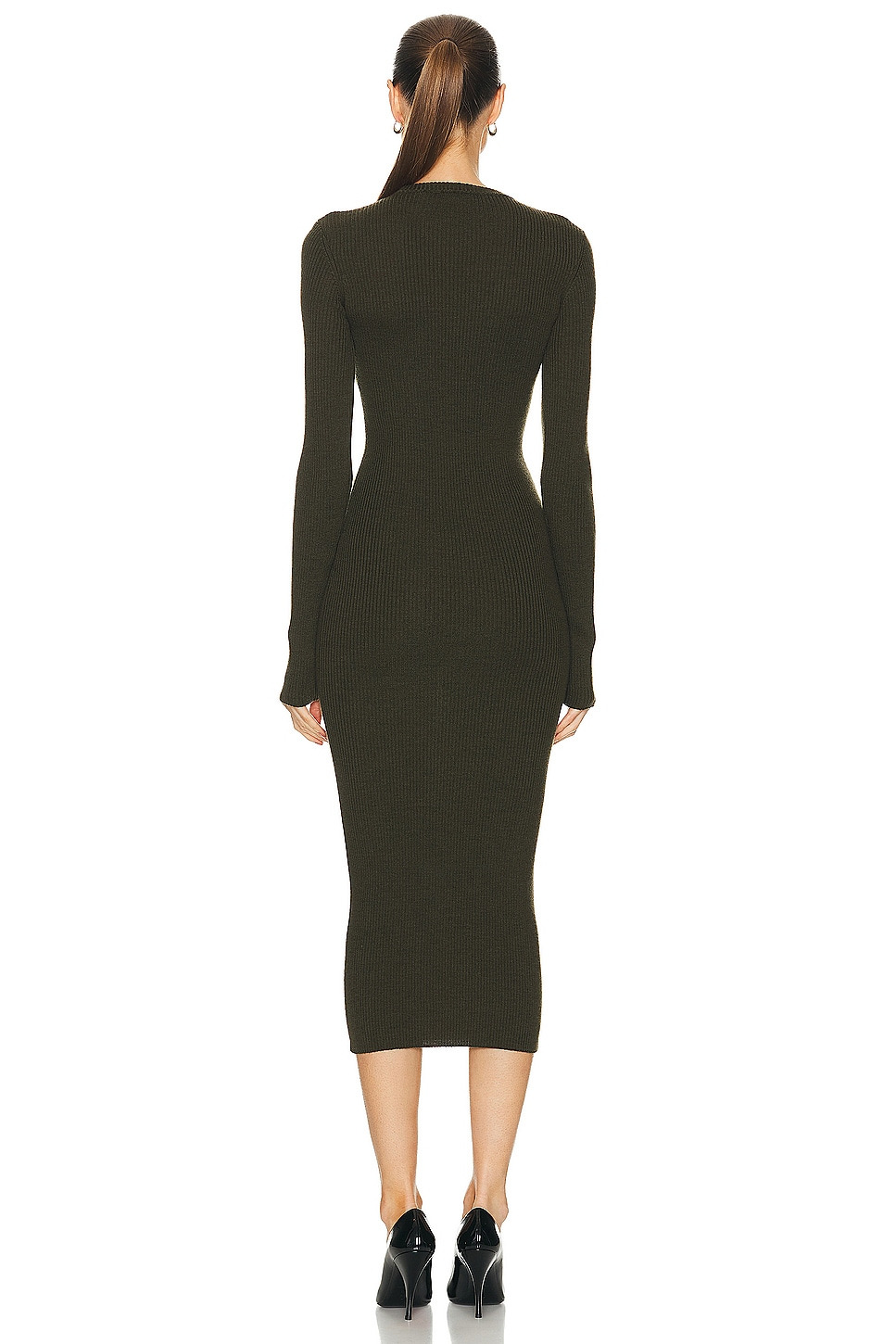 Long Sleeve Midi Dress - 3