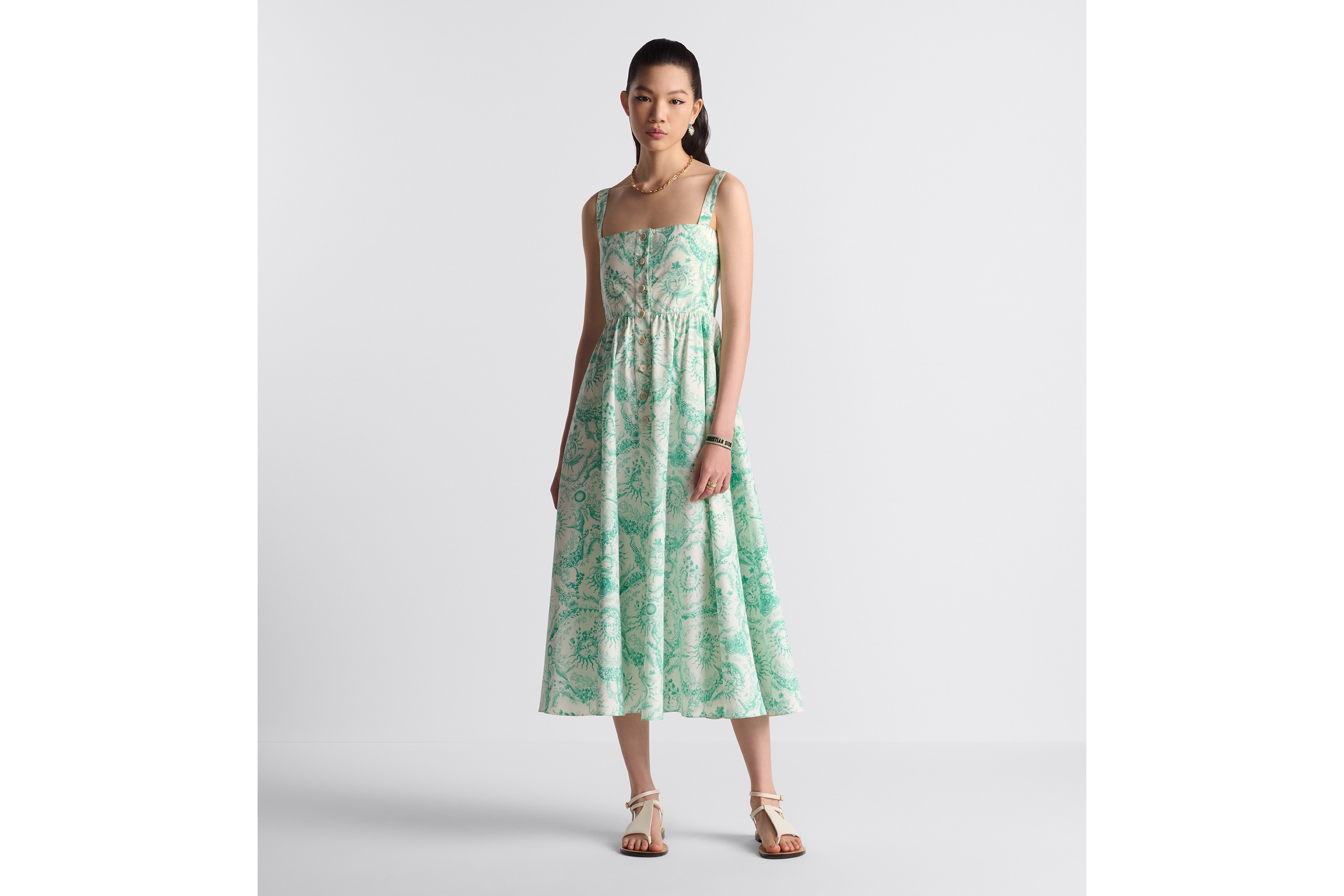 Dioriviera Flared Mid-Length Dress - 2