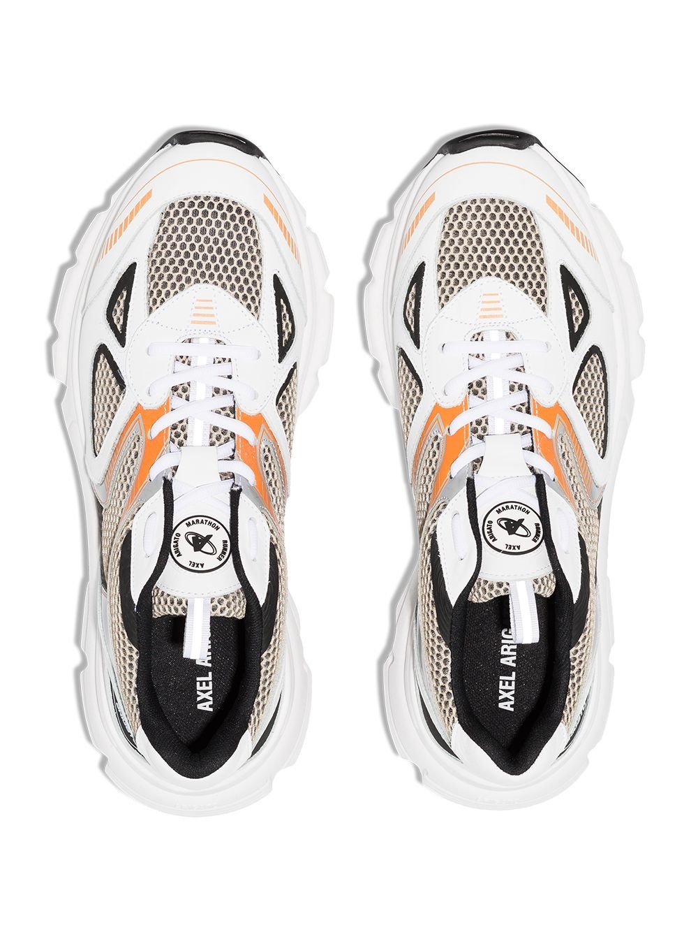 Marathon panelled metallic sneakers - 4