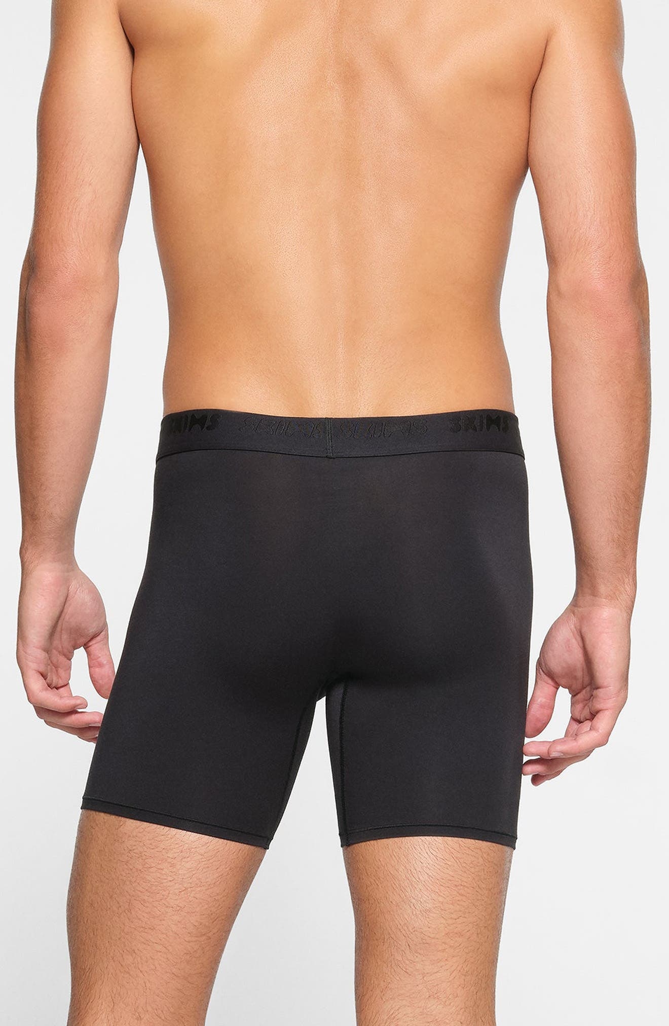 SKIMS 5-Inch Stretch Modal Boxer Briefs in Obsidian at Nordstrom - 2