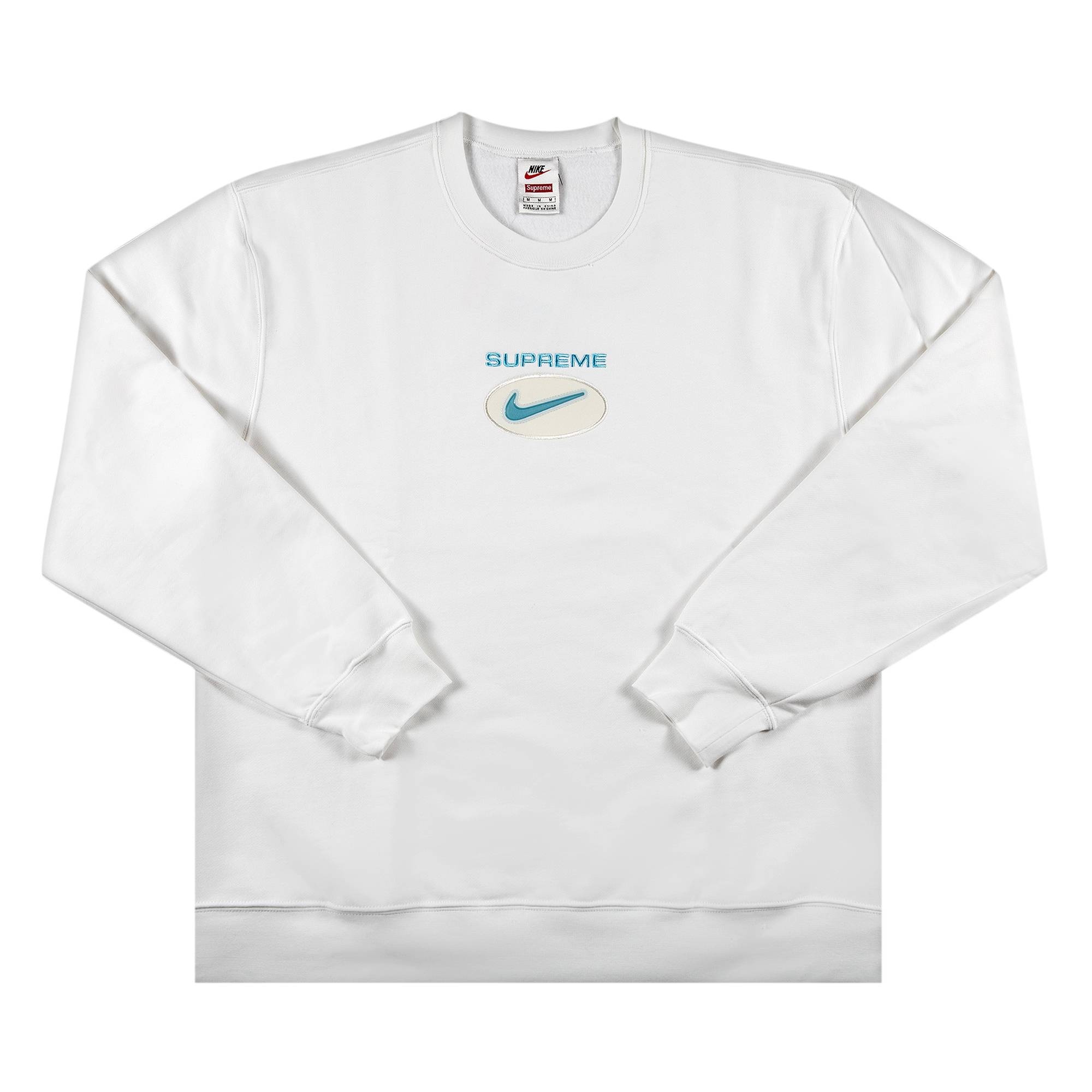 Supreme Supreme x Nike Jewel Crewneck 'White' | goat | REVERSIBLE