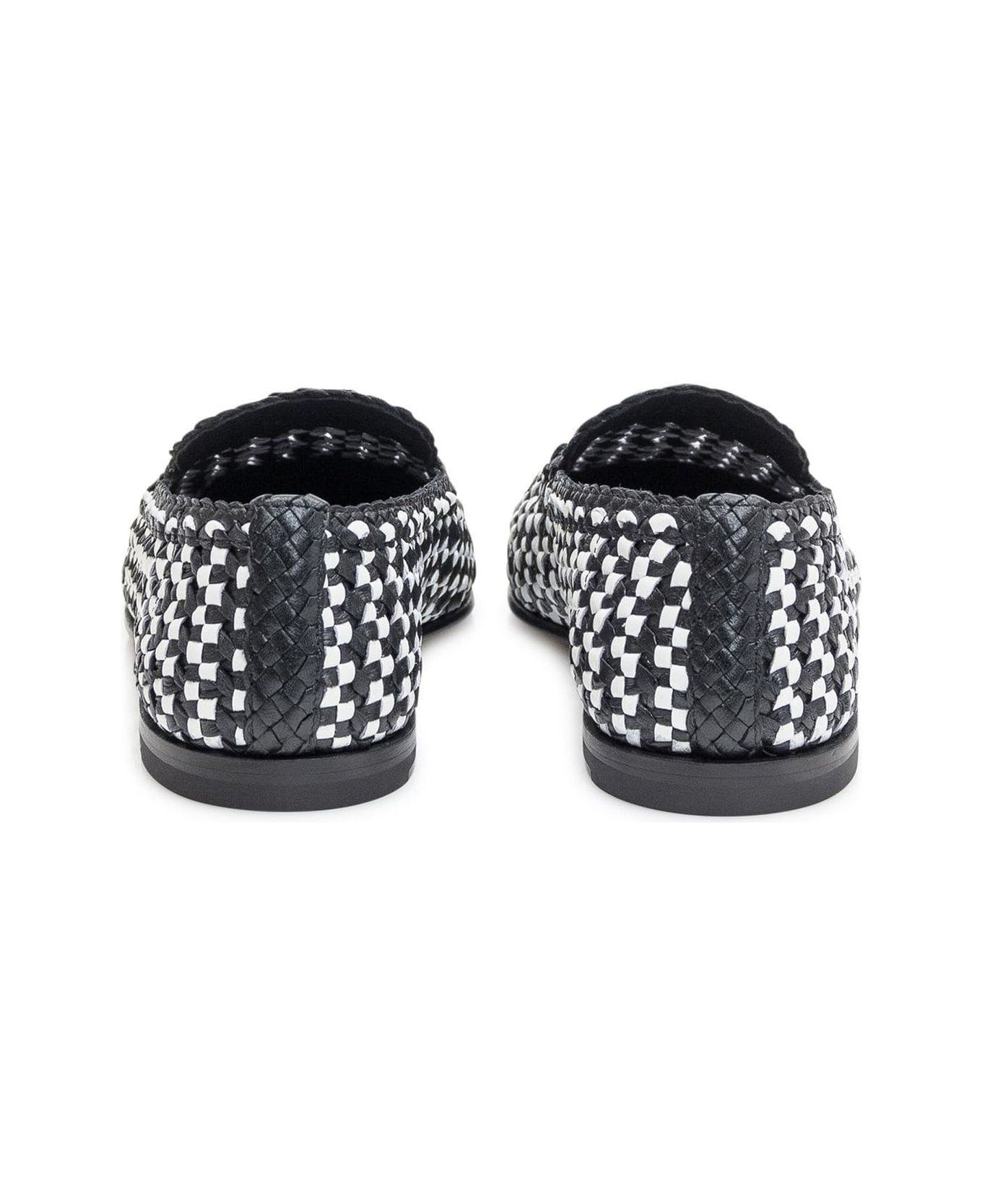 Woven Slip-on Loafers - 4