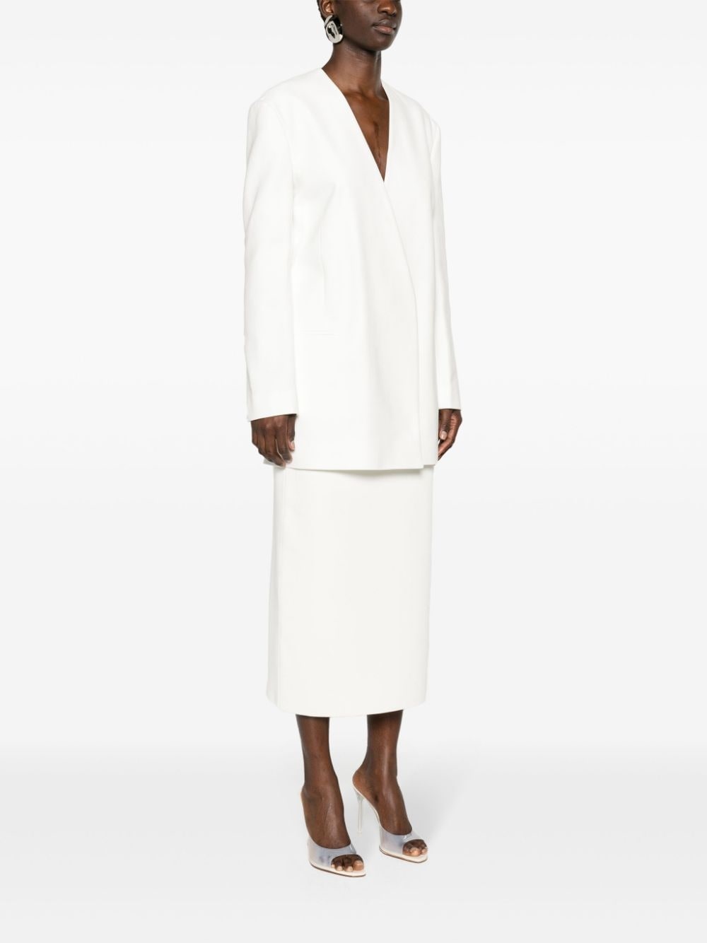 Saunders open-front blazer - 3