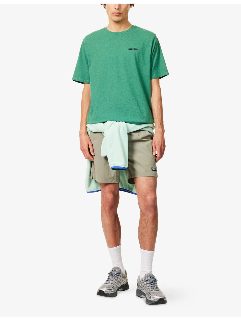 Patagonia Responsibili-Tee Logo-Print Cotton-Blend T-Shirt outlook