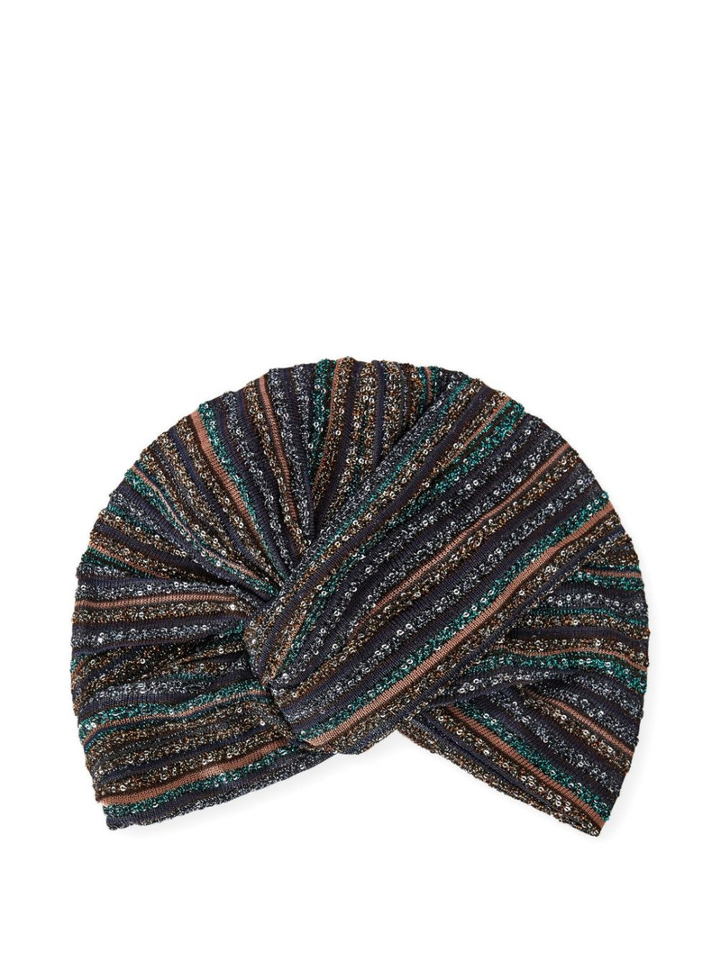 striped-pattern twisted hair accessory 1