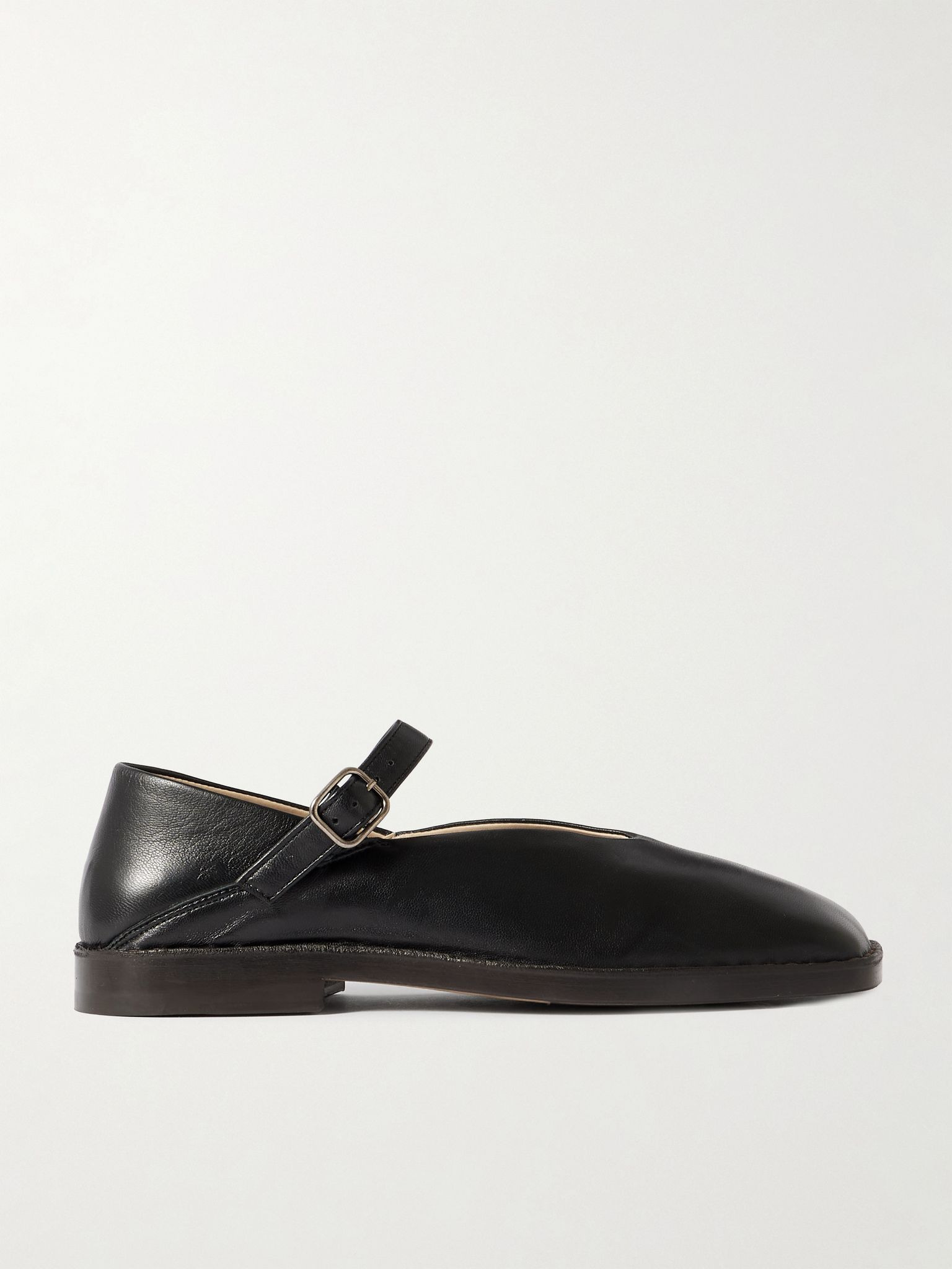 Leather ballet flats Black - 1