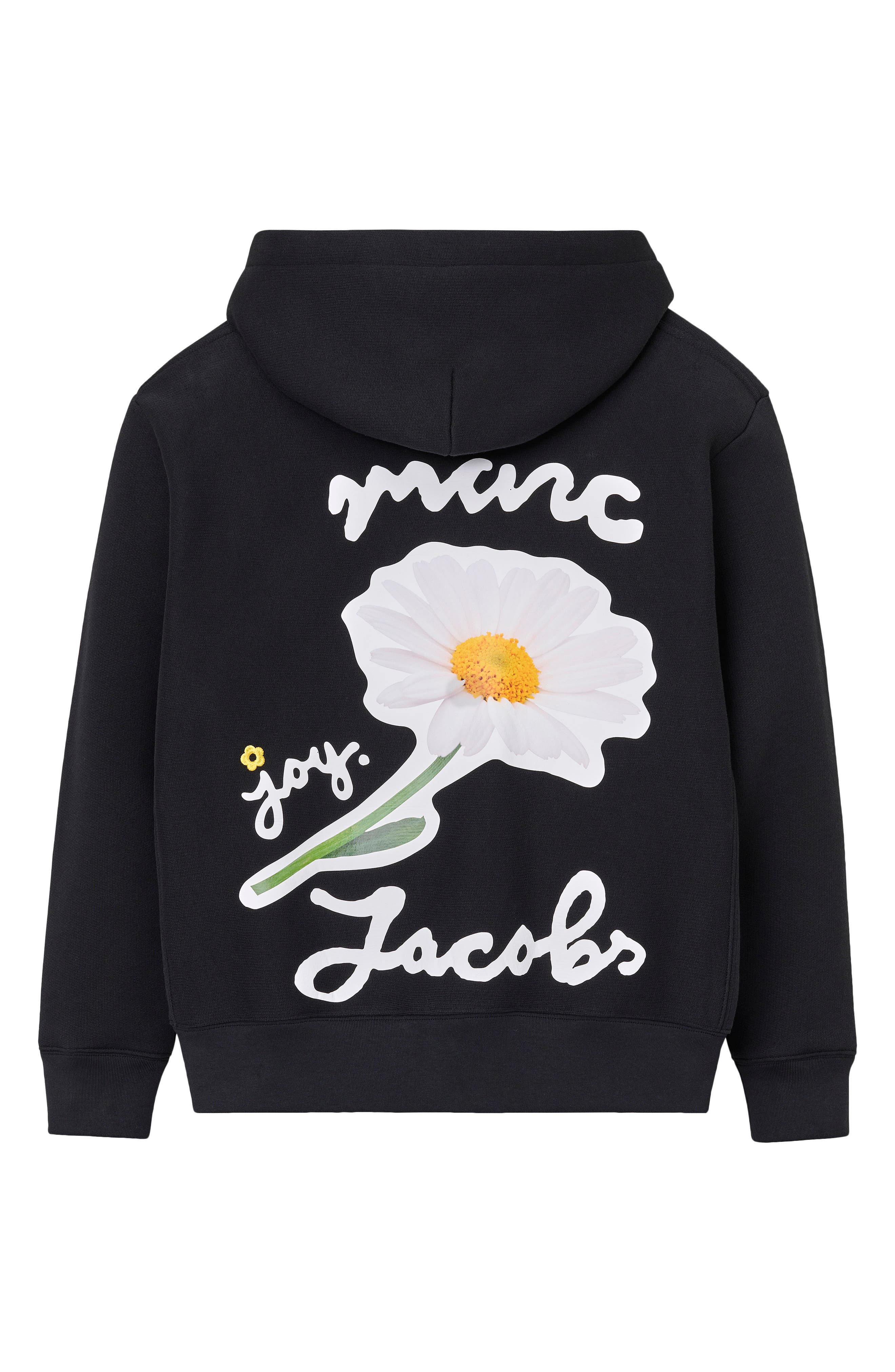 Marc Jacobs Marc Is Joy Daisy Graphic Hoodie in Black at Nordstrom - 6