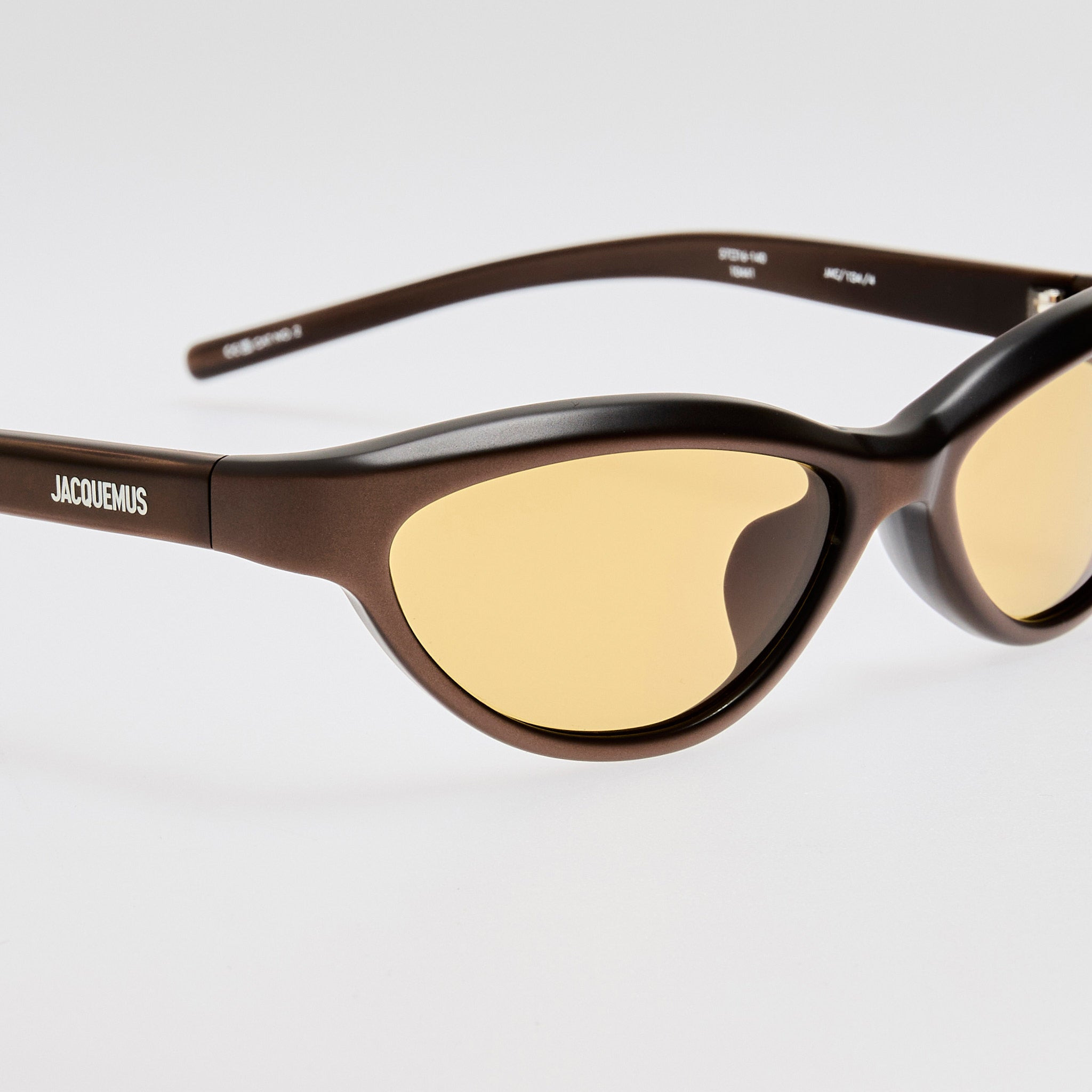 Curvo Sunglasses in Metallic Brown - 3