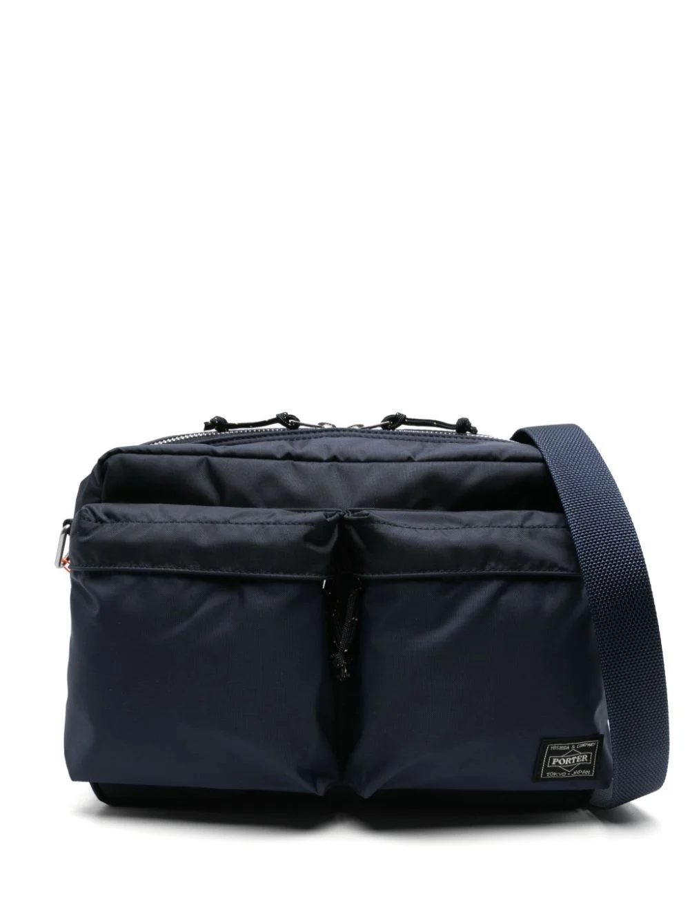 logo-tag shoulder bag - 1