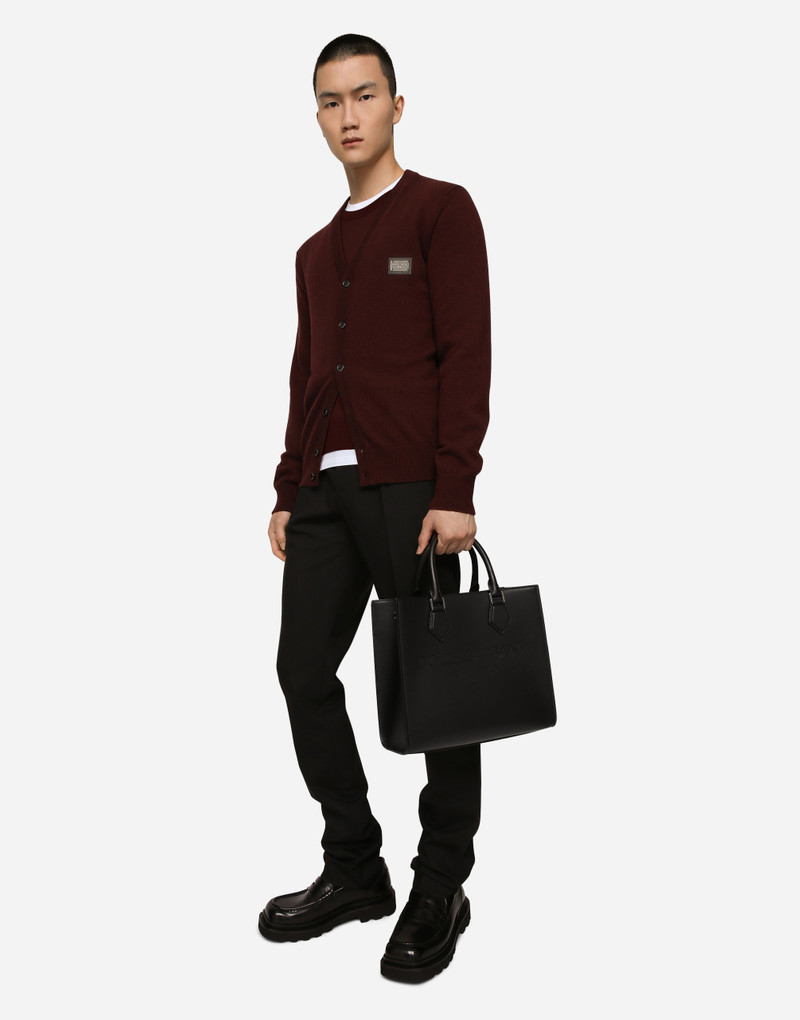 Dolce & Gabbana Small calfskin shopper with logo outlook