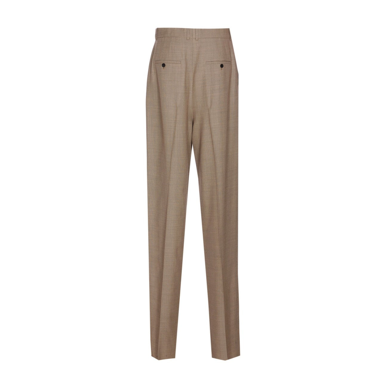 Saint Laurent Women Wide-Leg In Wool Caviar Pants - 2