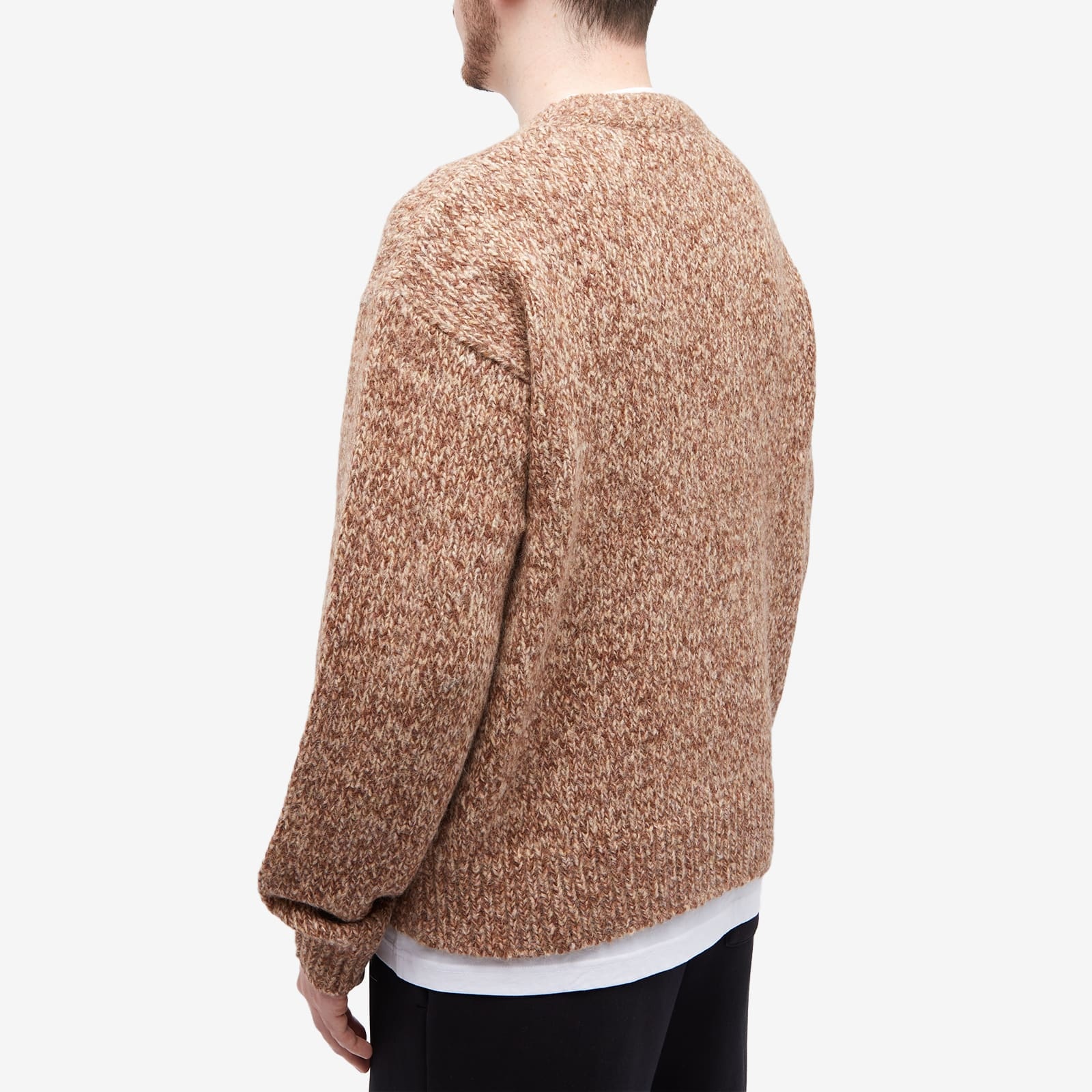 Dries Van Noten Morane Marl Crew Knit - 3