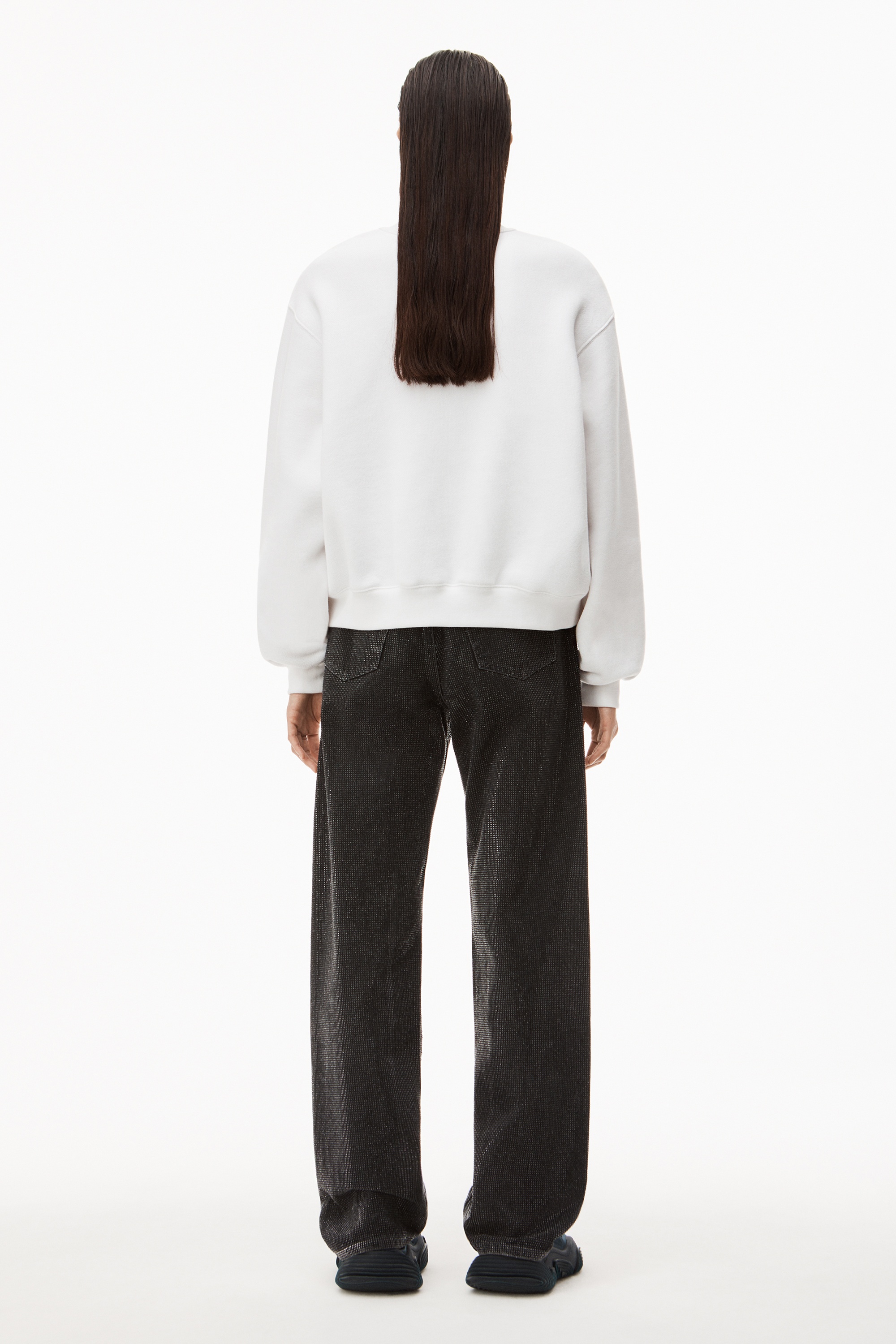 PUFF LOGO SWEATSHIRT IN STRUCTURED TERRY - 4