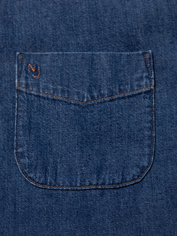 Filip Casual Vintage Denim Shirt - 5