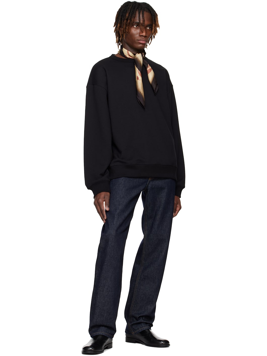 Black Oversized Sweatshirt - 4