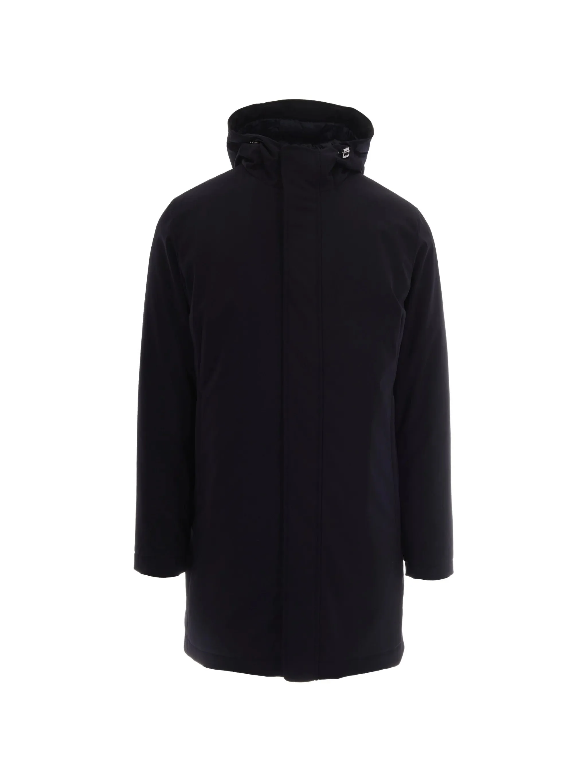 Herno Hooded Concealed-fastening Coat - 1