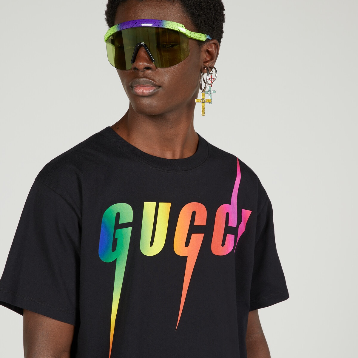 Gucci t shirt blade print on sale