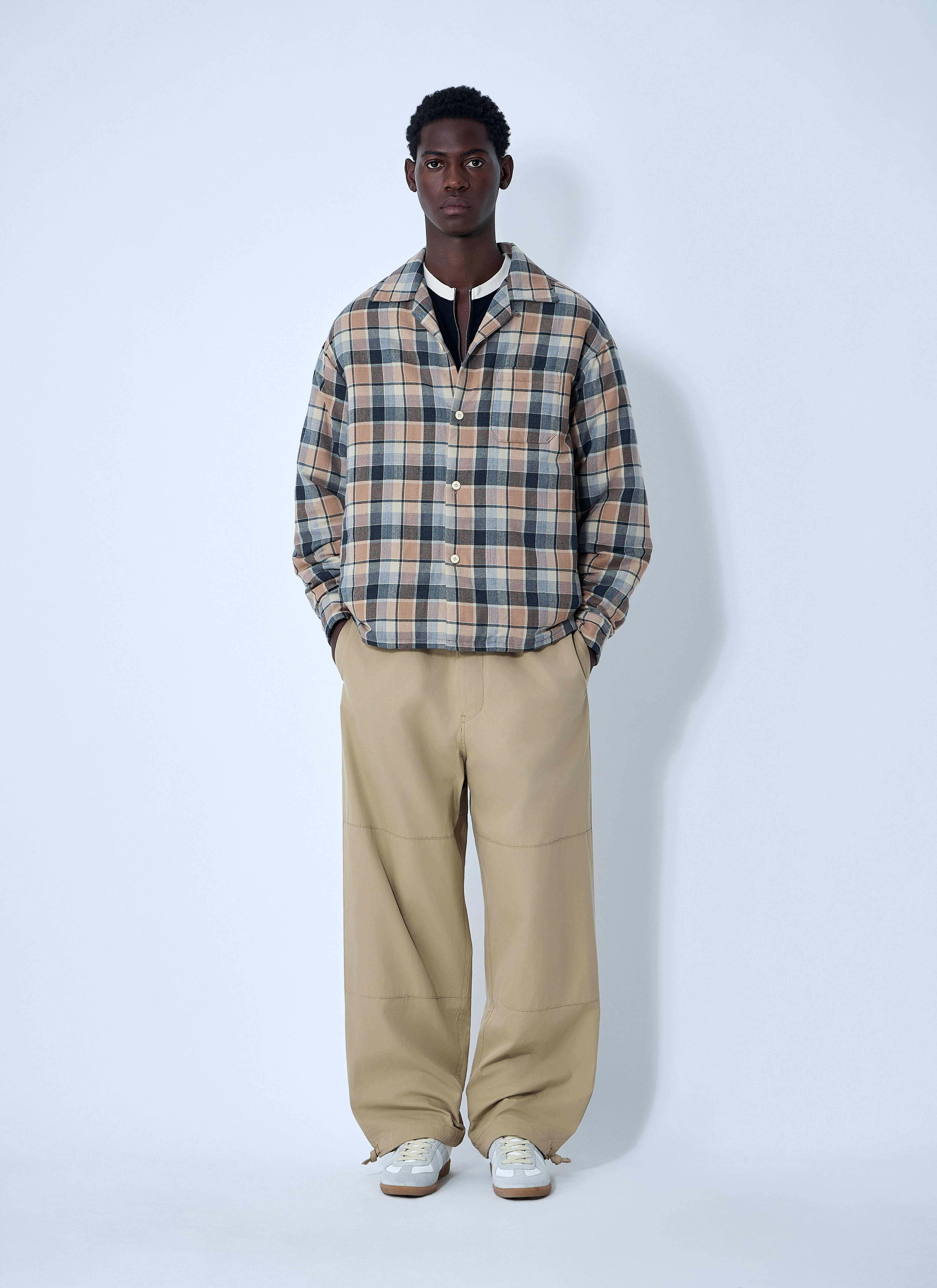 Visvim Men Check Down Jacket - 2