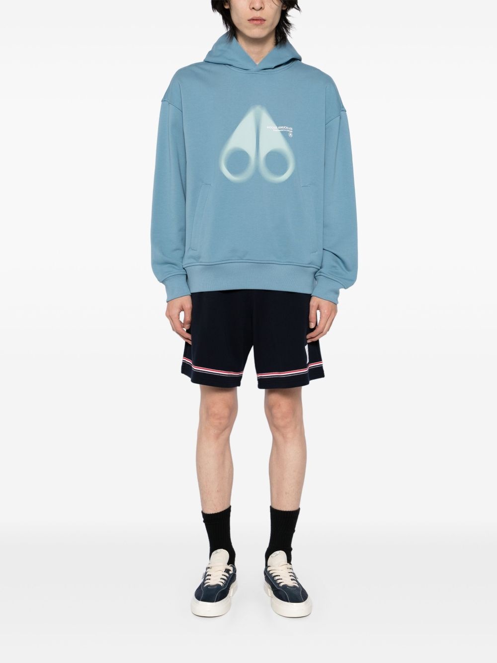 logo-print hoodie - 2