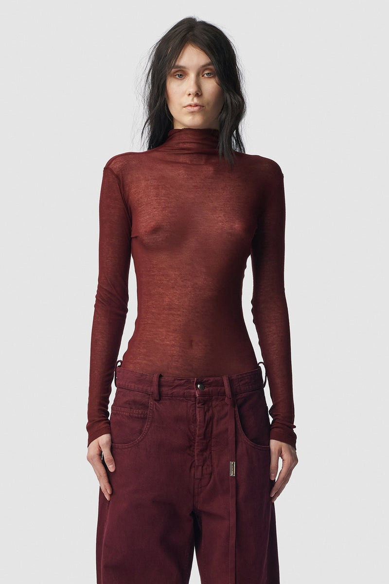 Kaisu Standard Fit Long Sleeve Turtle Neck Tee 1