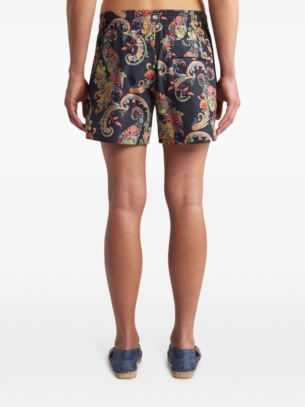 paisley-print swim shorts - 4