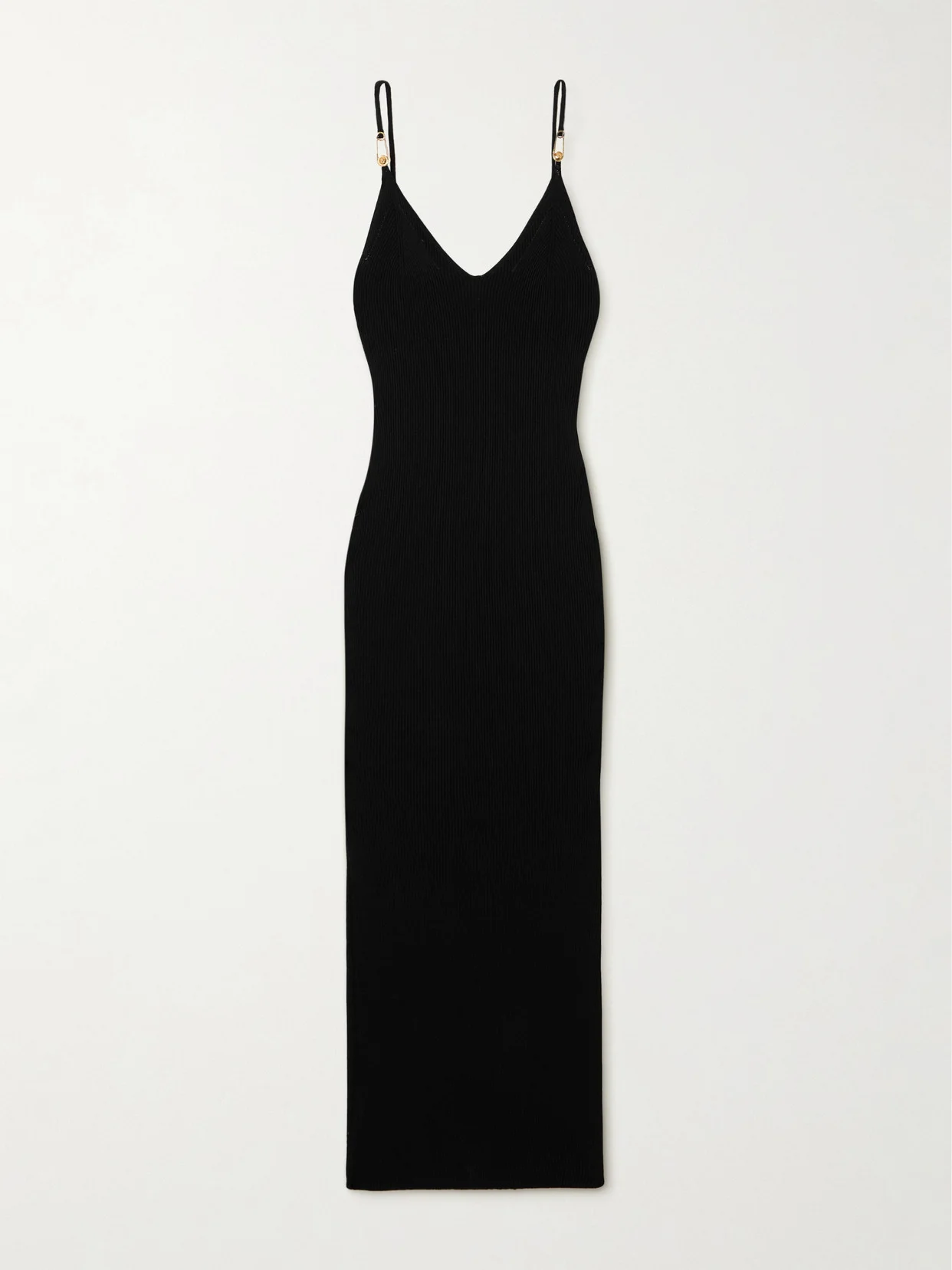 Embellished Stretch-jersey Midi Dress - 1