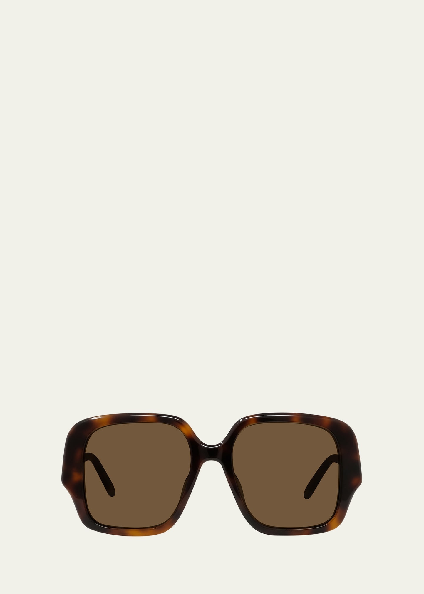 Logo Acetate Butterfly Sunglasses - 1