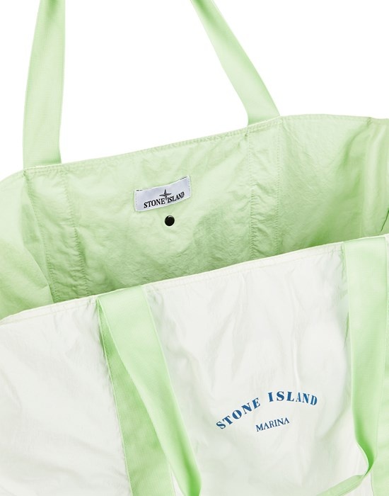 911X1 STONE ISLAND MARINA_RIP STOP PRISMATICO LIGHT GREEN - 5