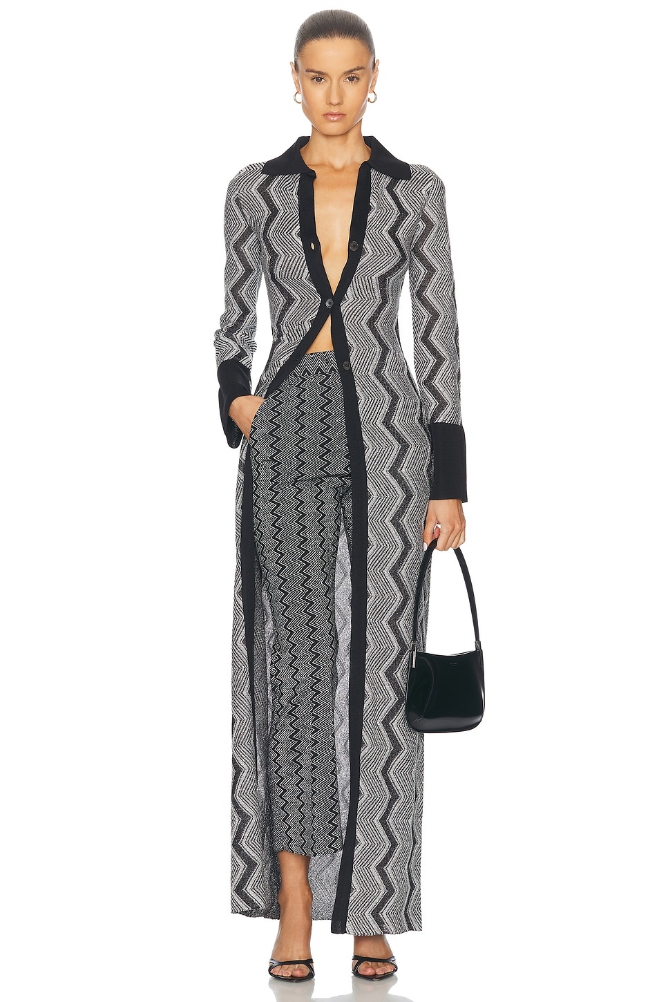 Zig Zag Lame Trouser - 5