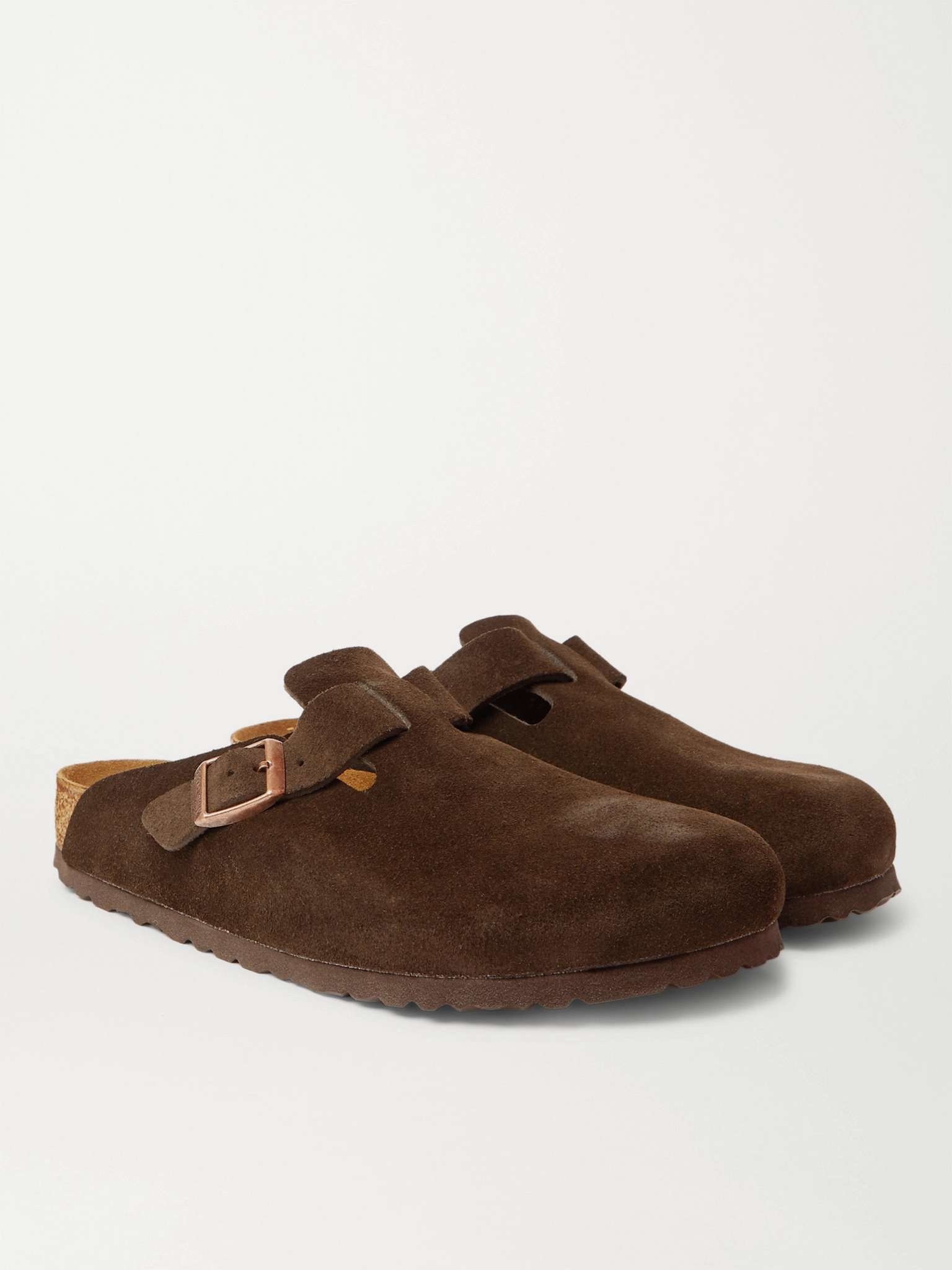 Boston Suede Clogs - 3