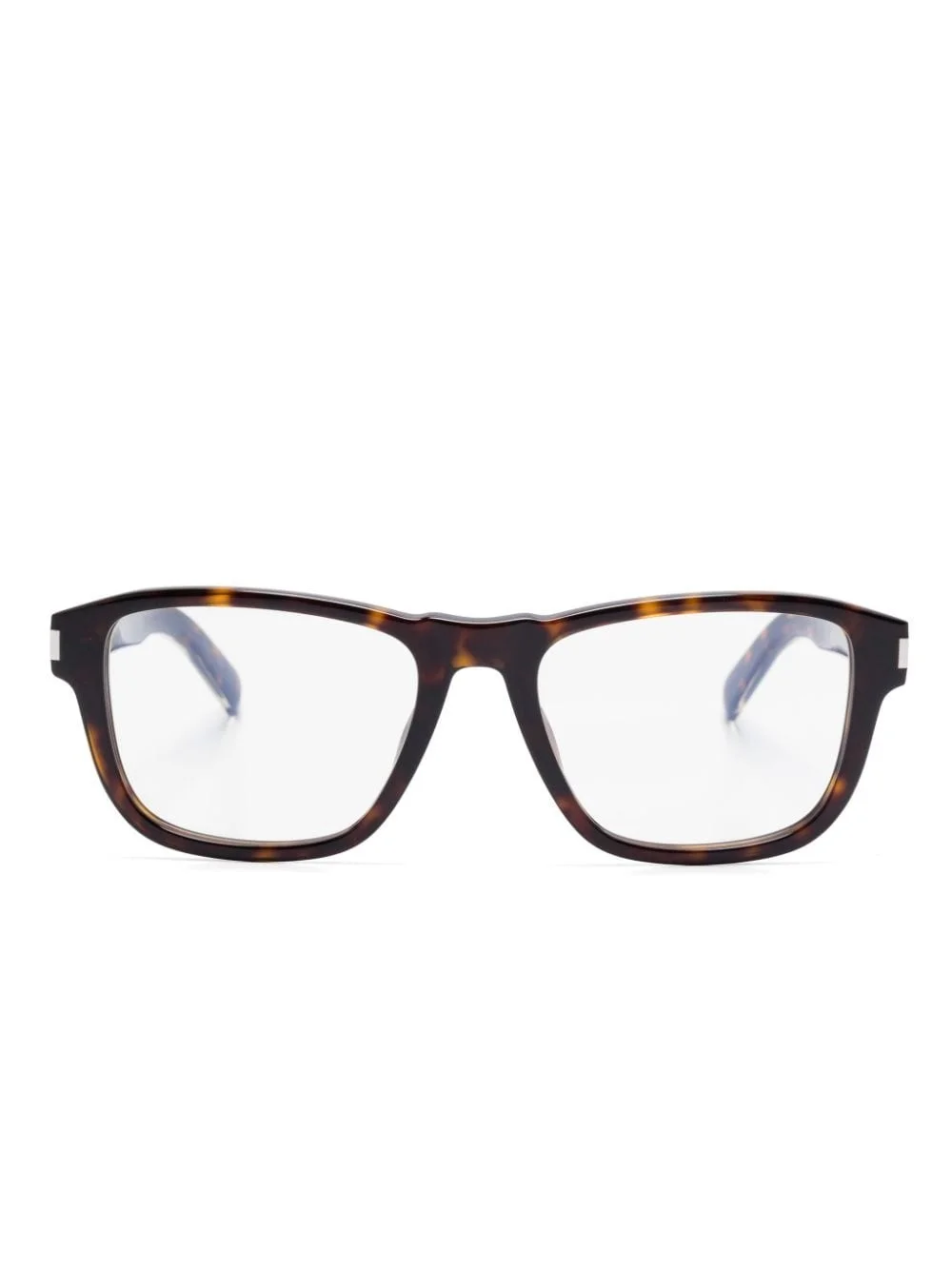 tortoiseshell-effect glasses - 1