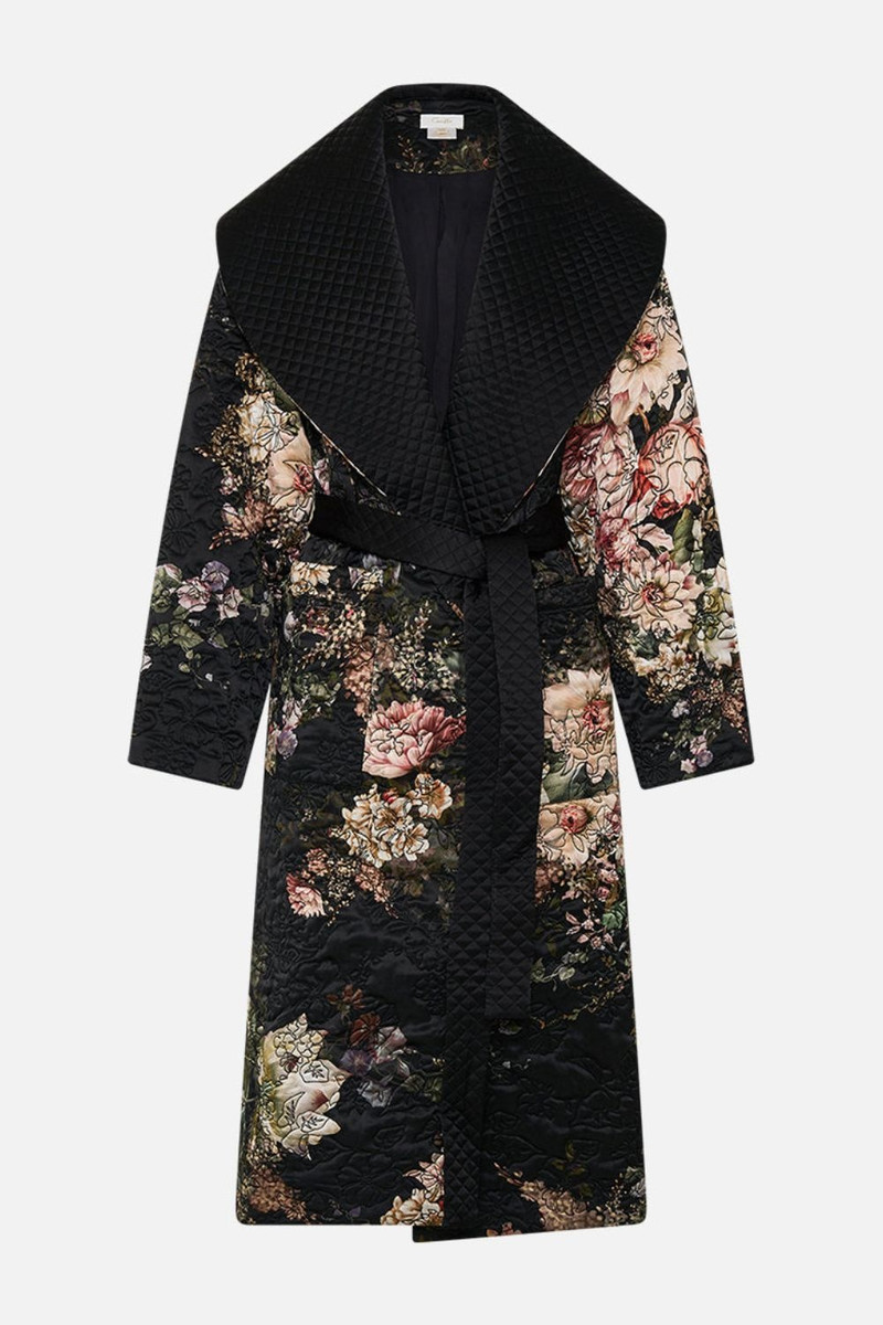 QUILTED LONG WRAP COAT 1