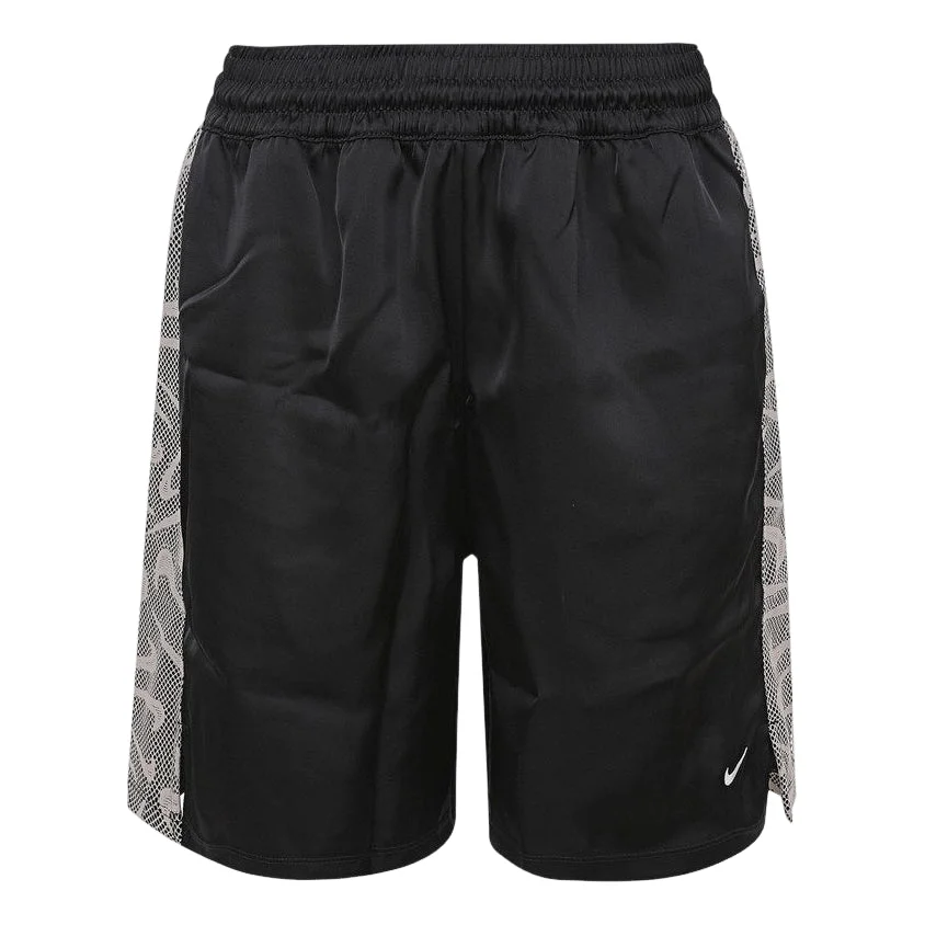 (WMNS) Nike Sportswear Chill Lace Loose Mid-Rise Shorts Aisa Sizing 'Black Cream II White' IM8386-01 - 1