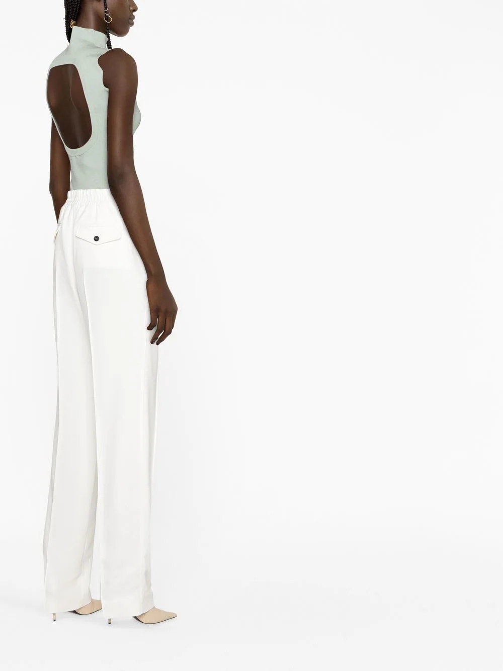 straight-leg track pants - 3