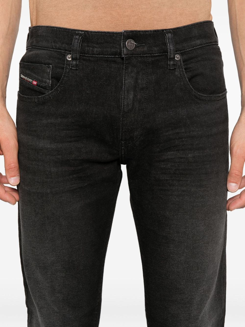 logo-plaque jeans - 5