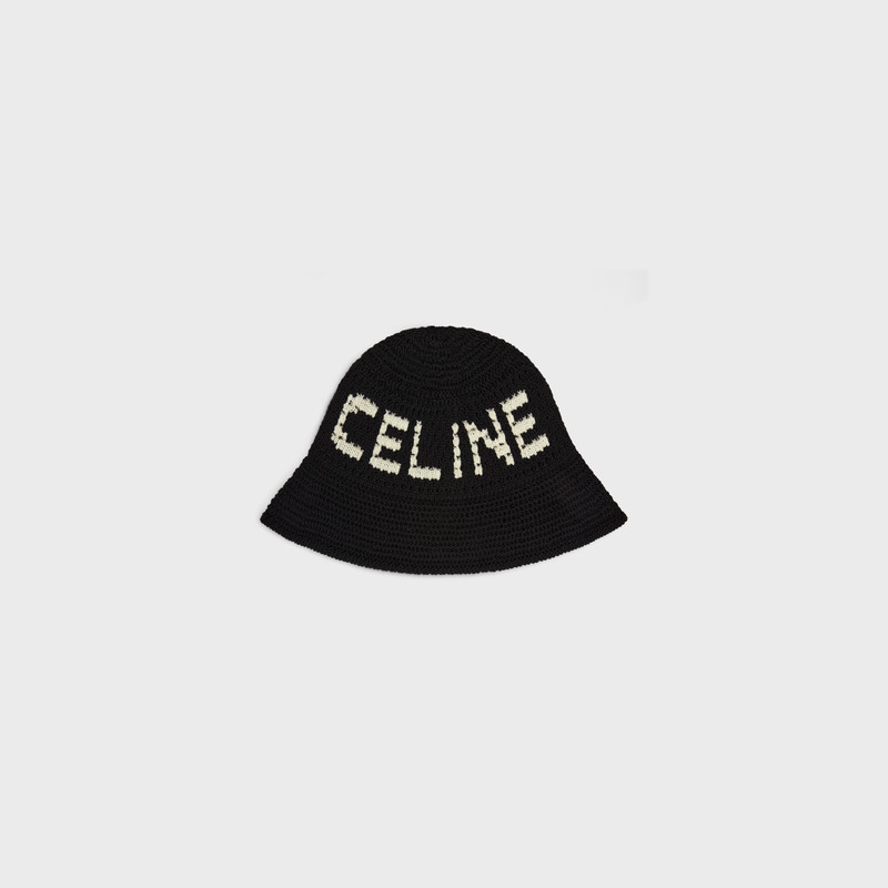 celine beanie in crocheted cotton 1
