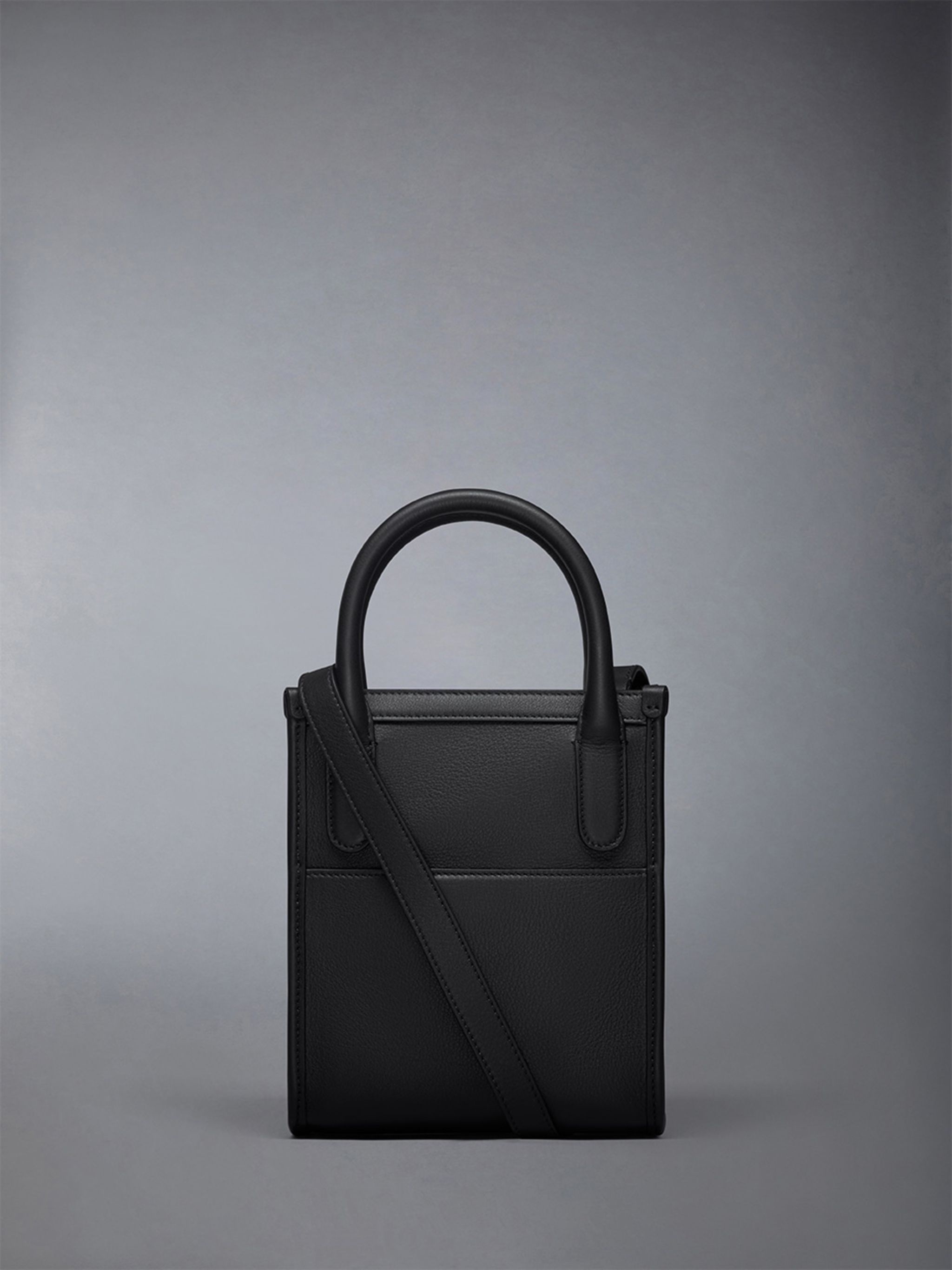 Vertical Mini Tote in Smooth Calf - 3