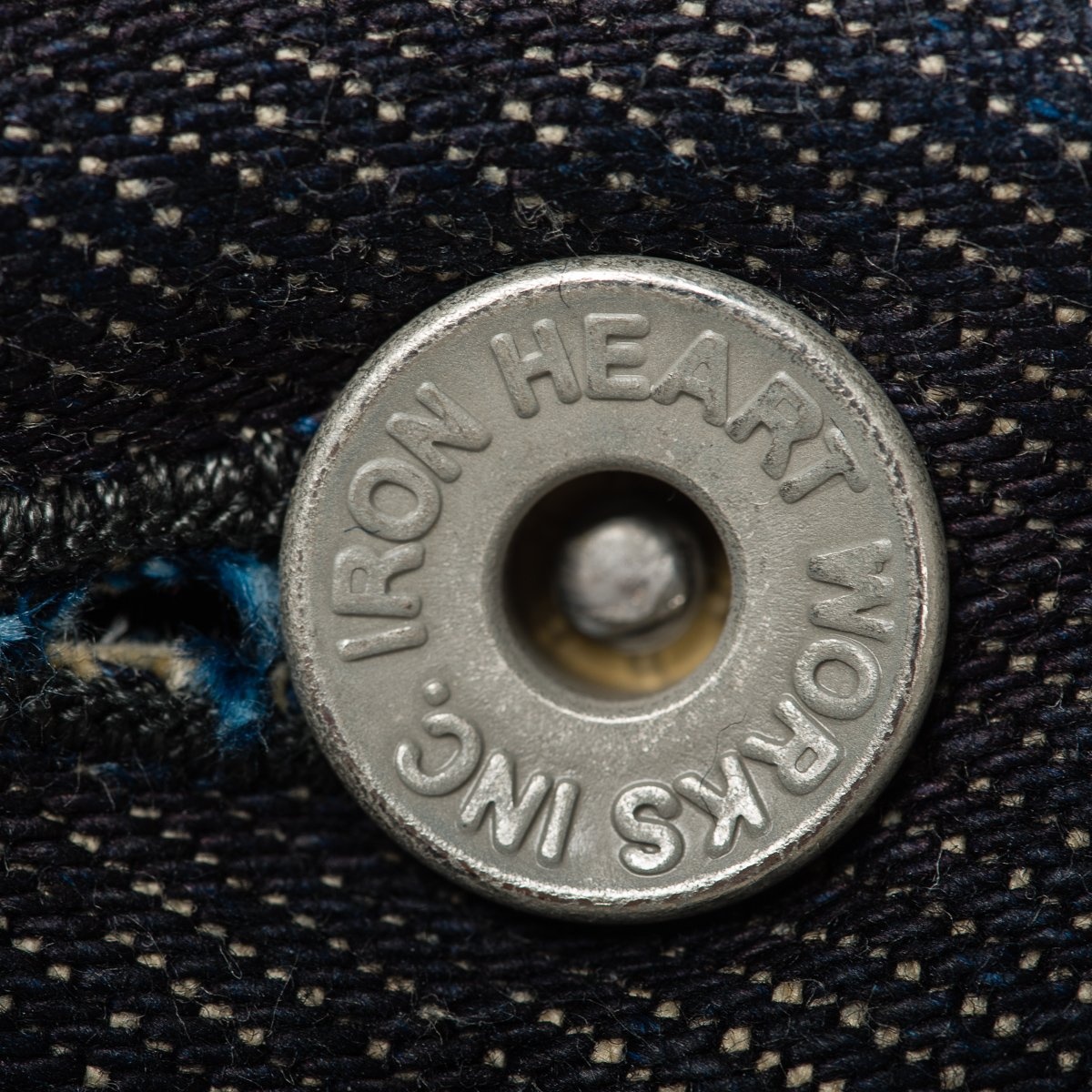 IH-777-21 21oz Selvedge Denim Slim Taper Indigo - 8