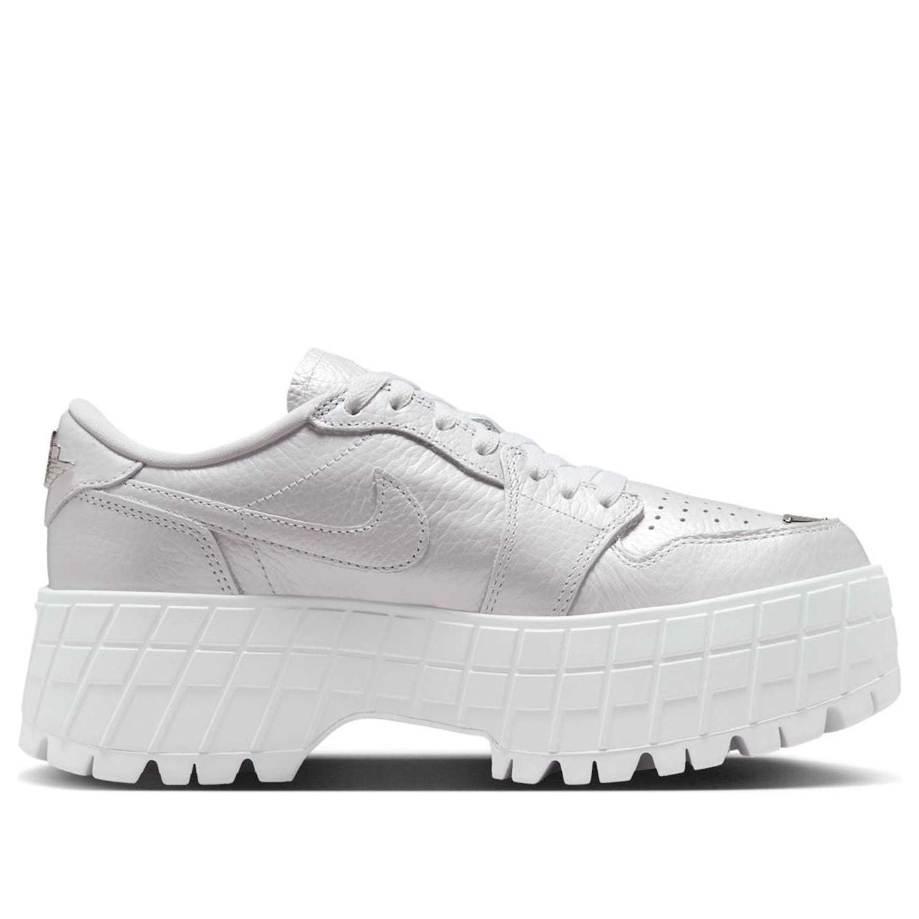 (WMNS) Air Jordan 1 Brooklyn Low 'White Metallic Silver' HF3184-100 - 2