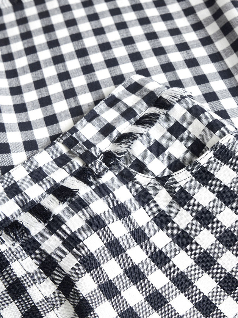SLIM-FIT GINGHAM TROUSERS 7