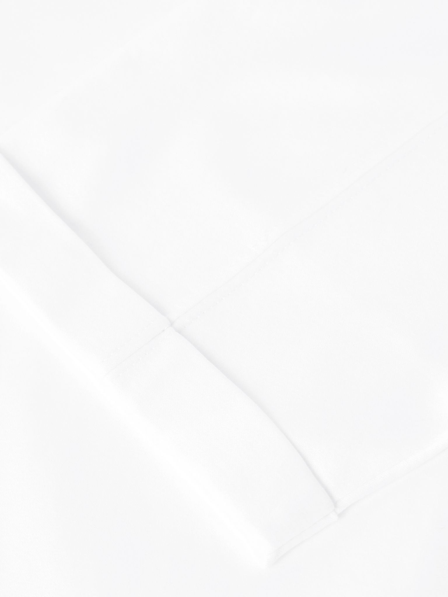 Mock-Neck Cotton-Jersey T-Shirt White - 5