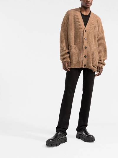 DSQUARED2 ribbed-knit cardigan outlook