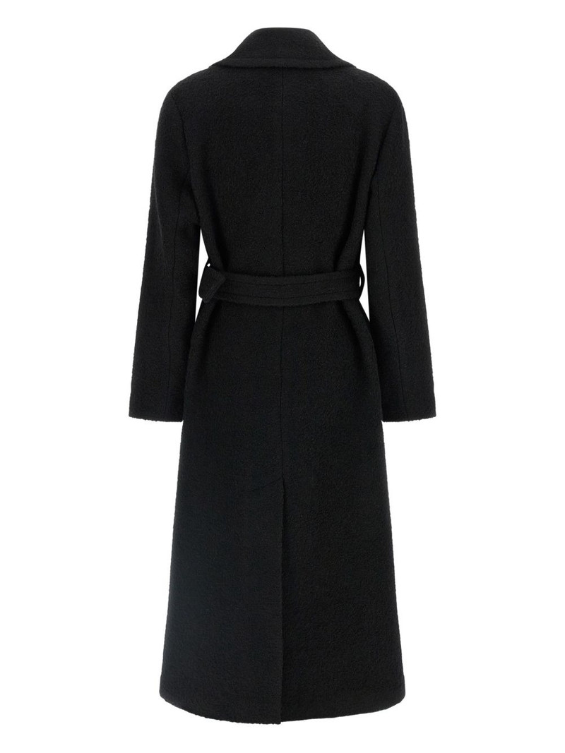 PINKO Cerfoglio bouclé belted coat outlook