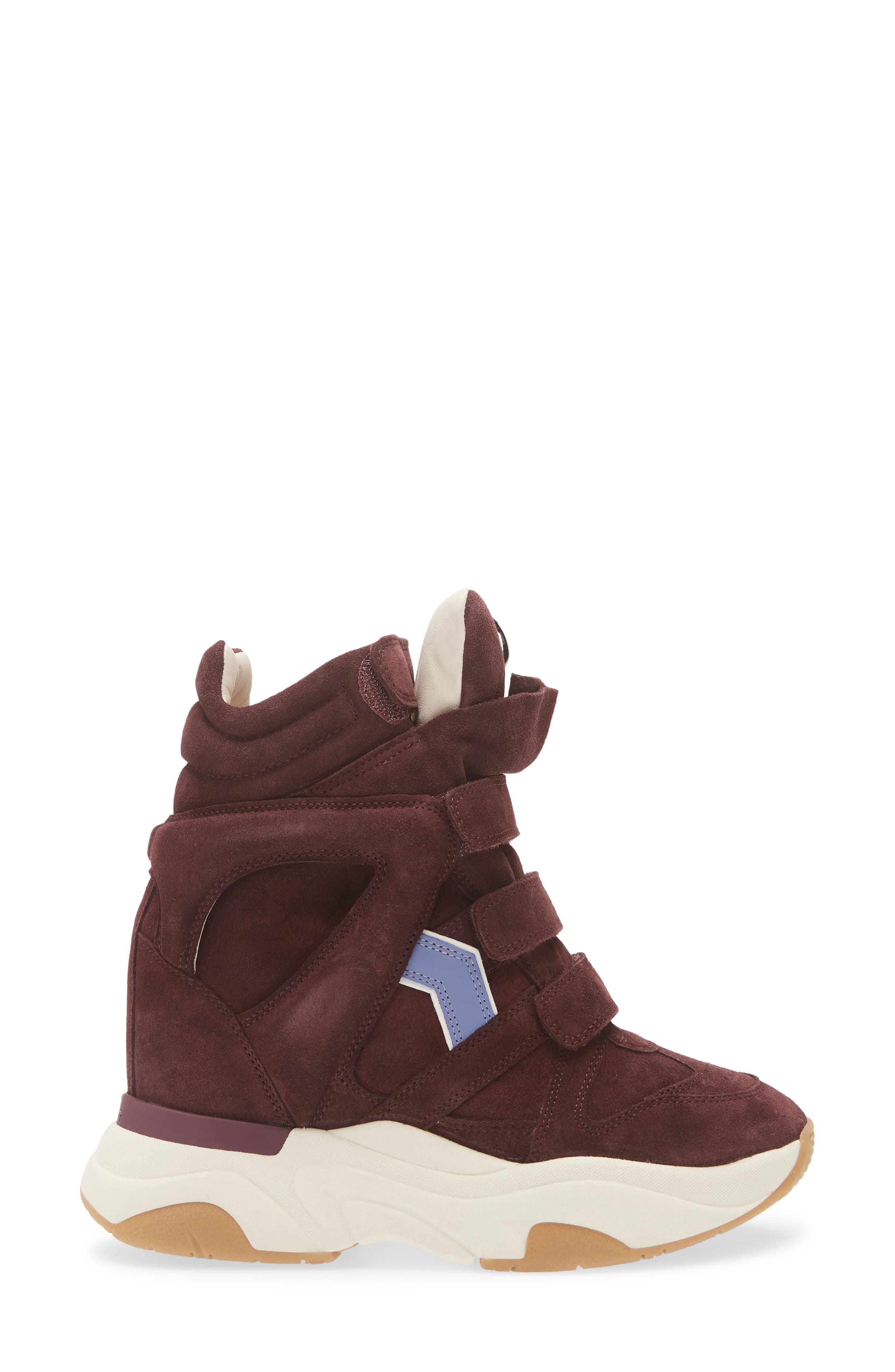 Isabel Marant Balskee Wedge Sneaker in Plum/Lavender at Nordstrom - 3