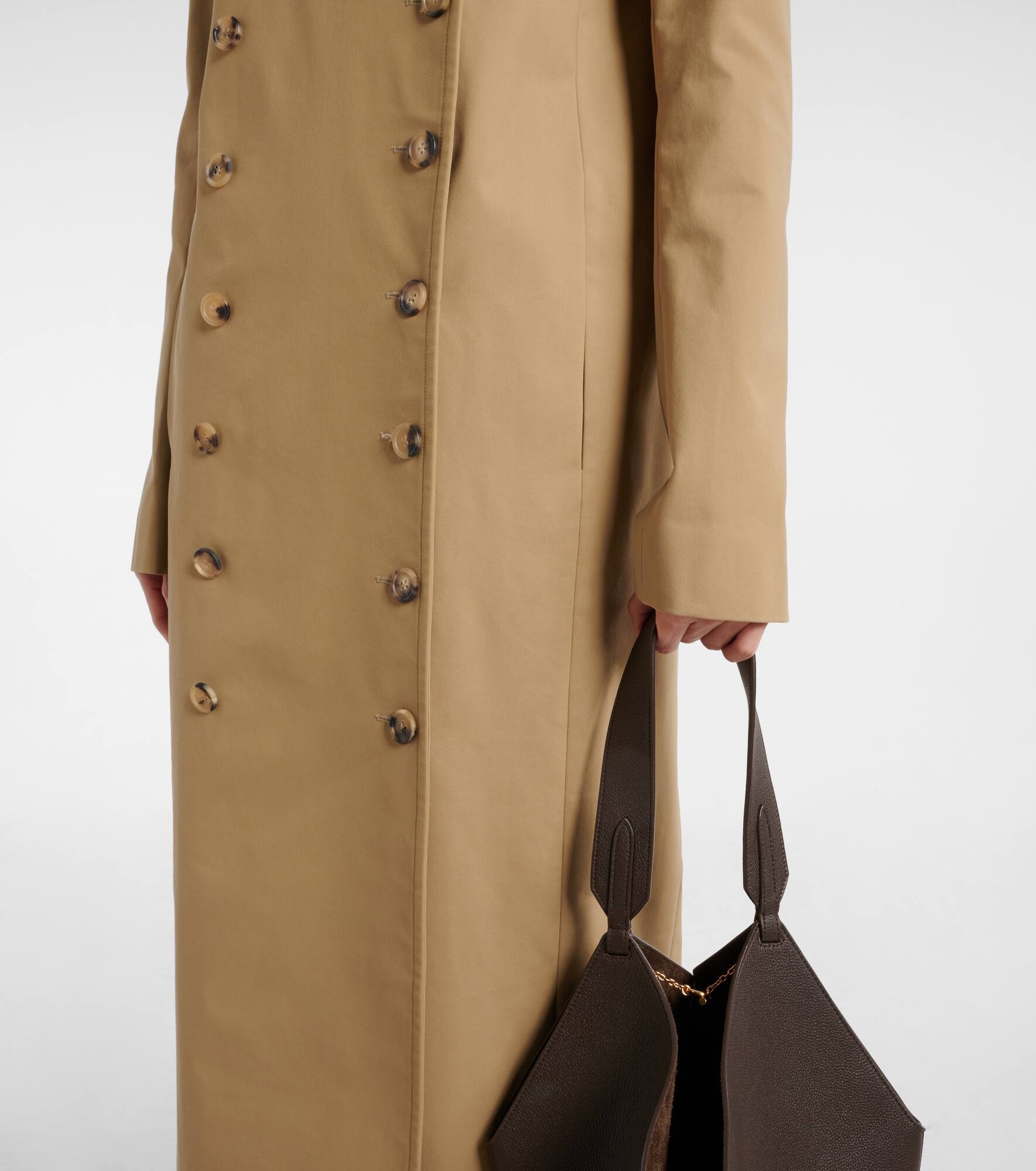 Mallory double-breasted trench coat - 5