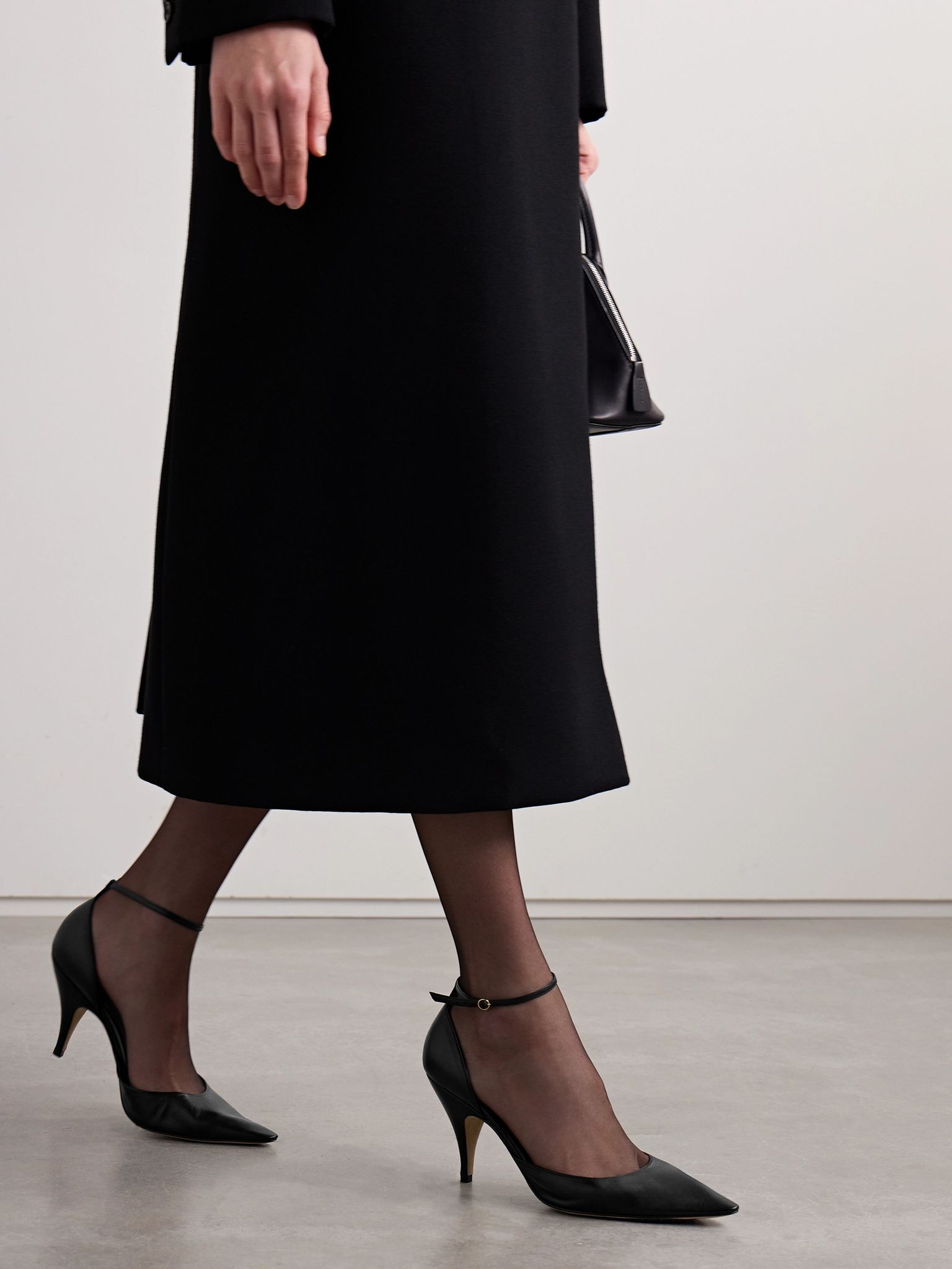 Liisa D’Orsay leather pumps Black - 2