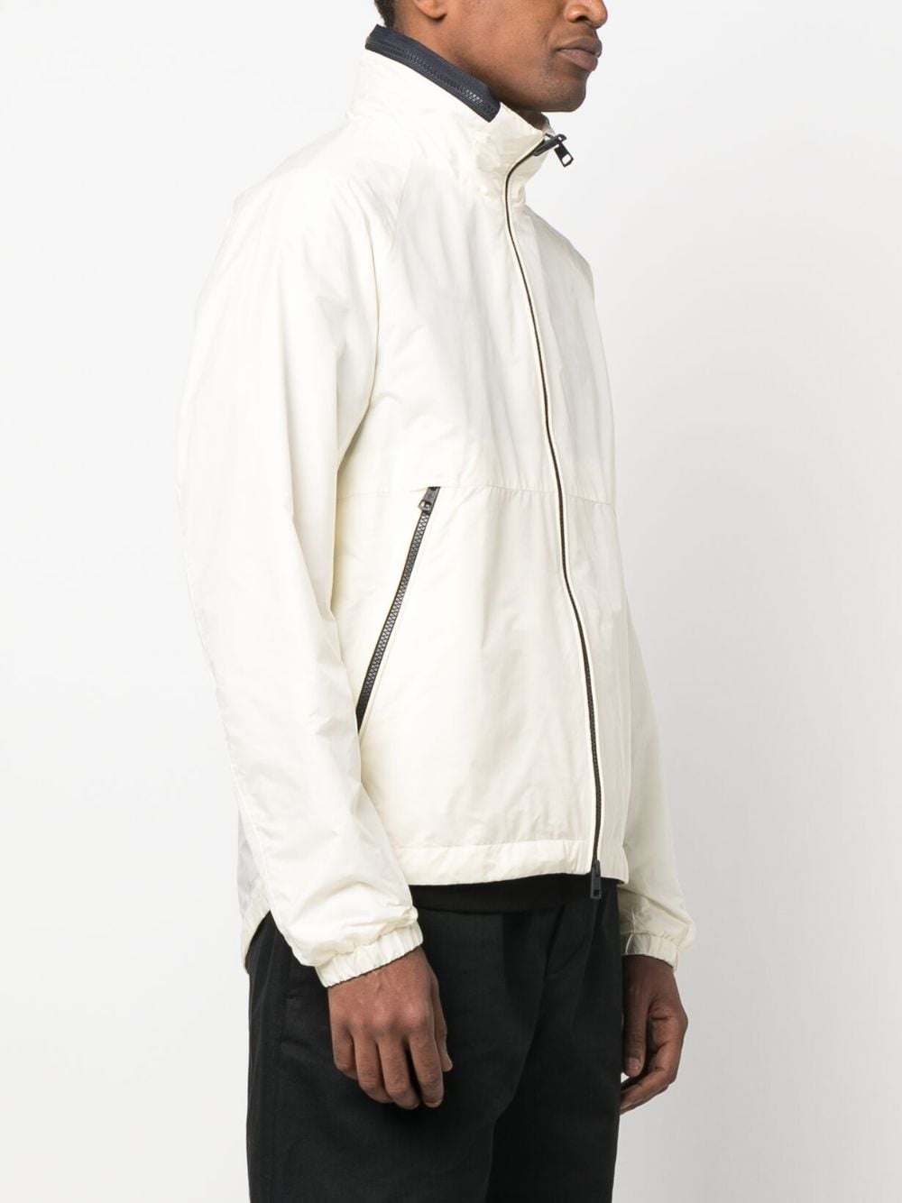 hooded zip-front jacket - 3