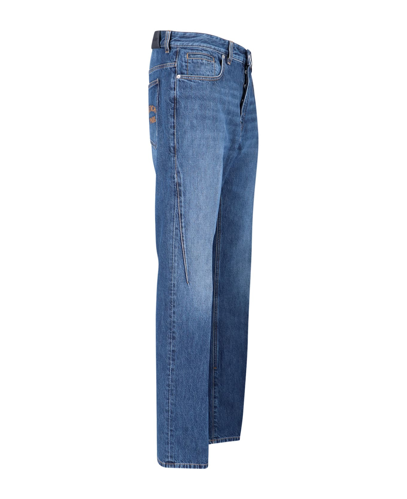 Logo Straight Jeans - 3